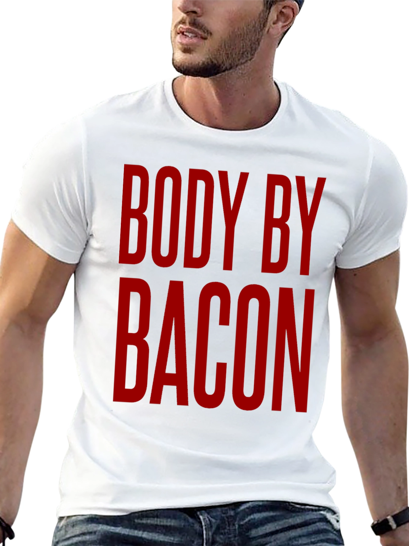 Body by Bacon - Funny T-Shirt