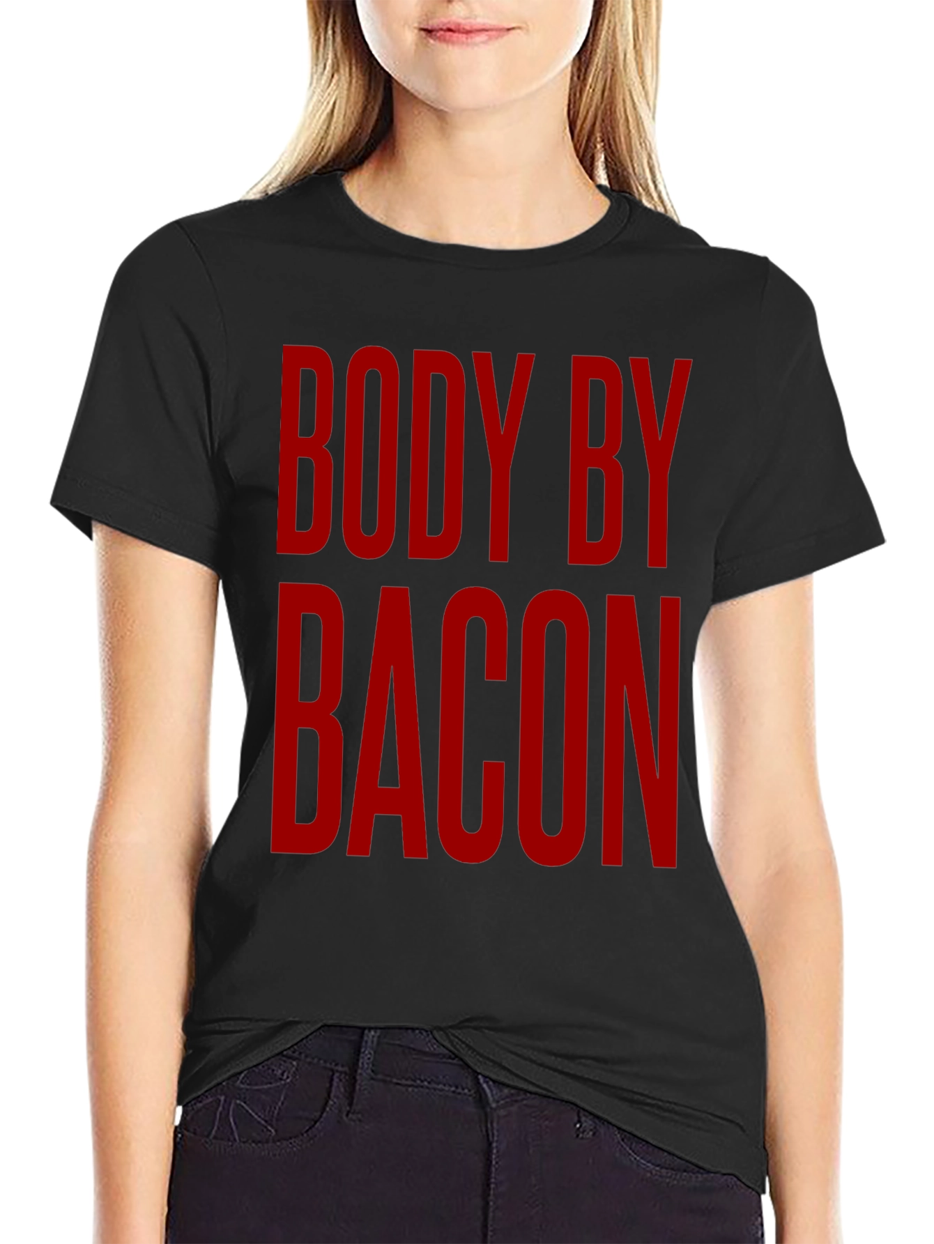 Body by Bacon - Funny T-Shirt