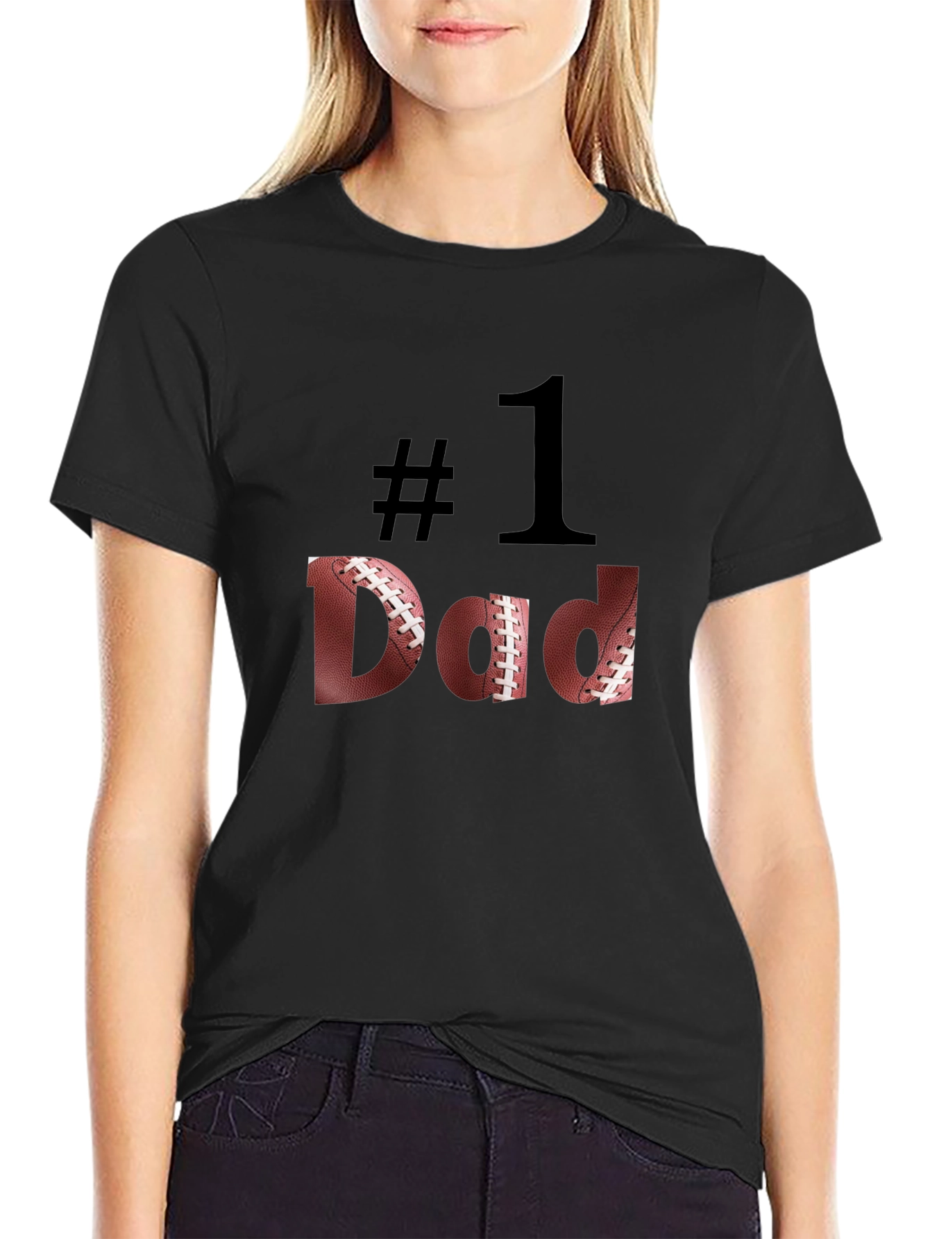 Football #1 Dad T-Shirt