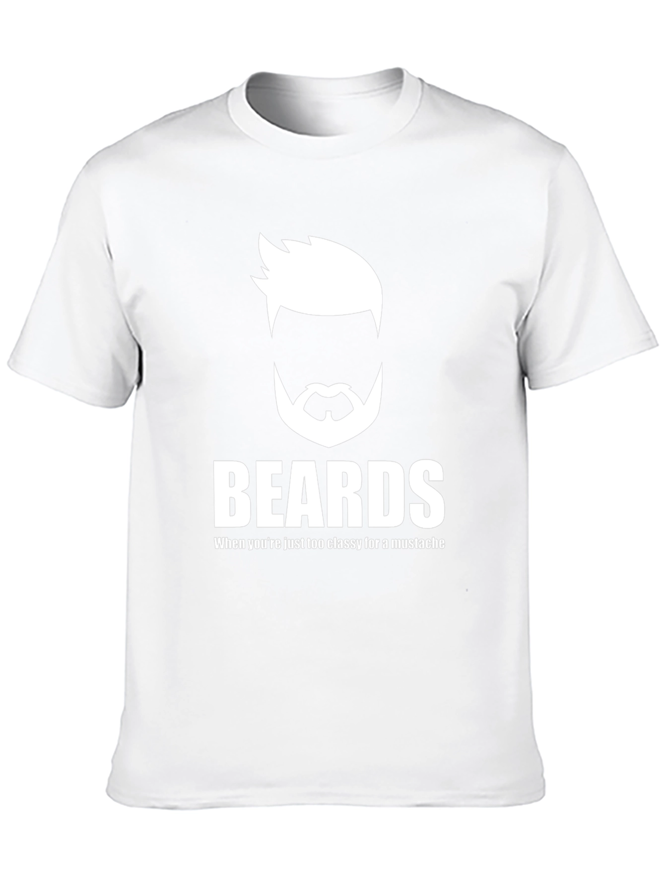 Beards Classy Graphic Tee - Cool Mens T-Shirt