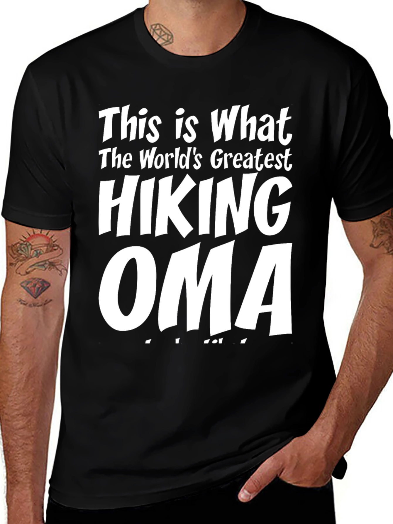 Hiking Oma T-Shirt - Worlds Greatest Grandma!