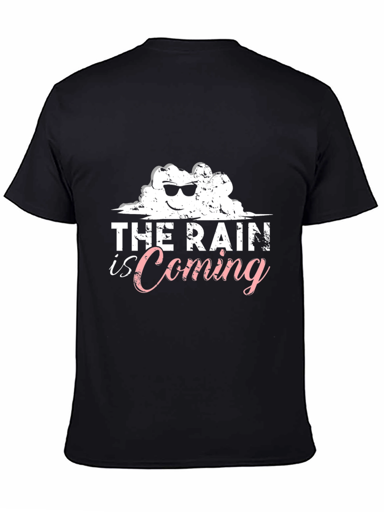 The Rain is Coming Black T-Shirt
