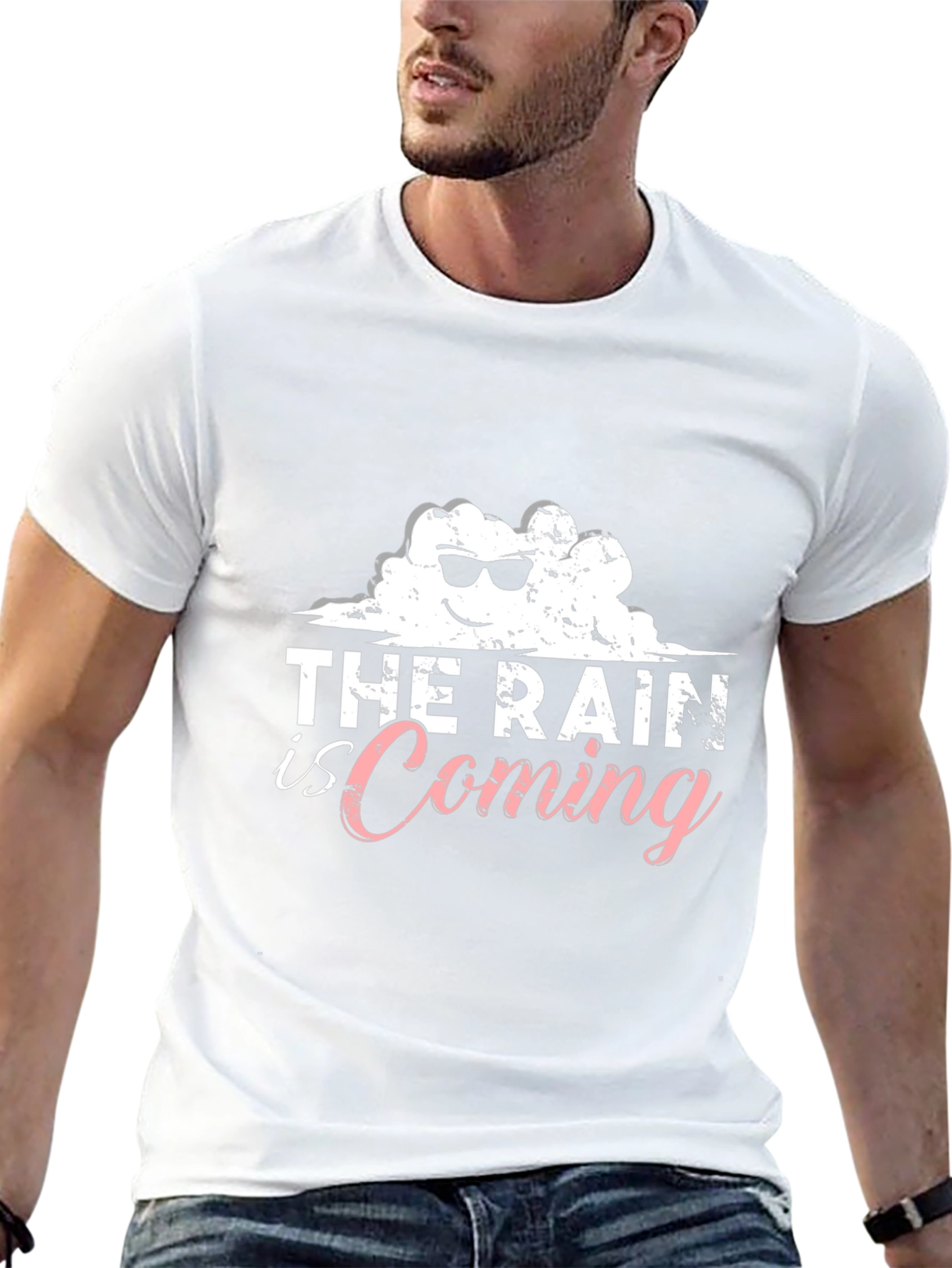 The Rain is Coming Black T-Shirt