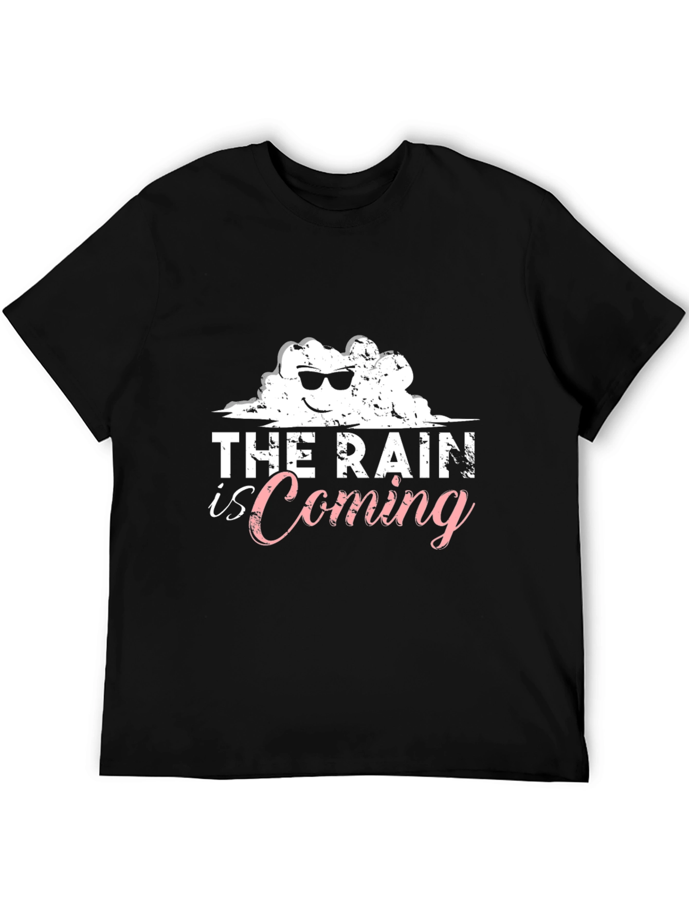 The Rain is Coming Black T-Shirt