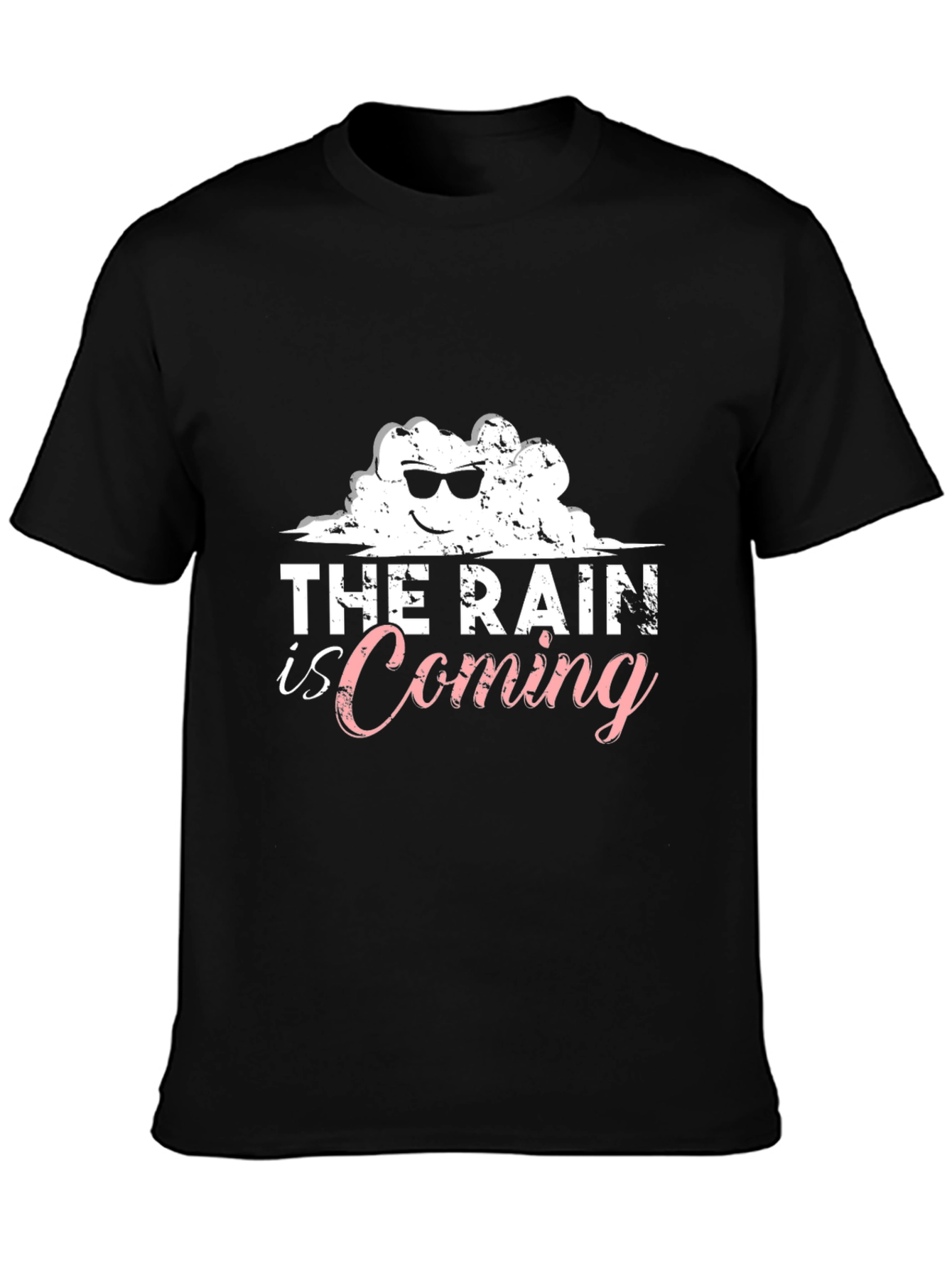 The Rain is Coming Black T-Shirt