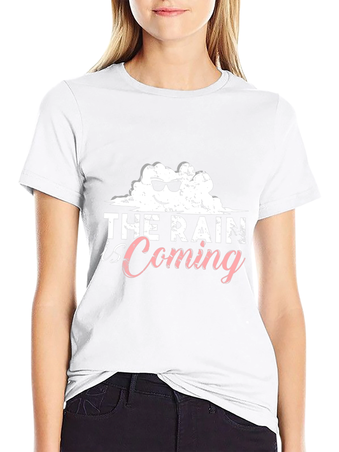 The Rain is Coming Black T-Shirt