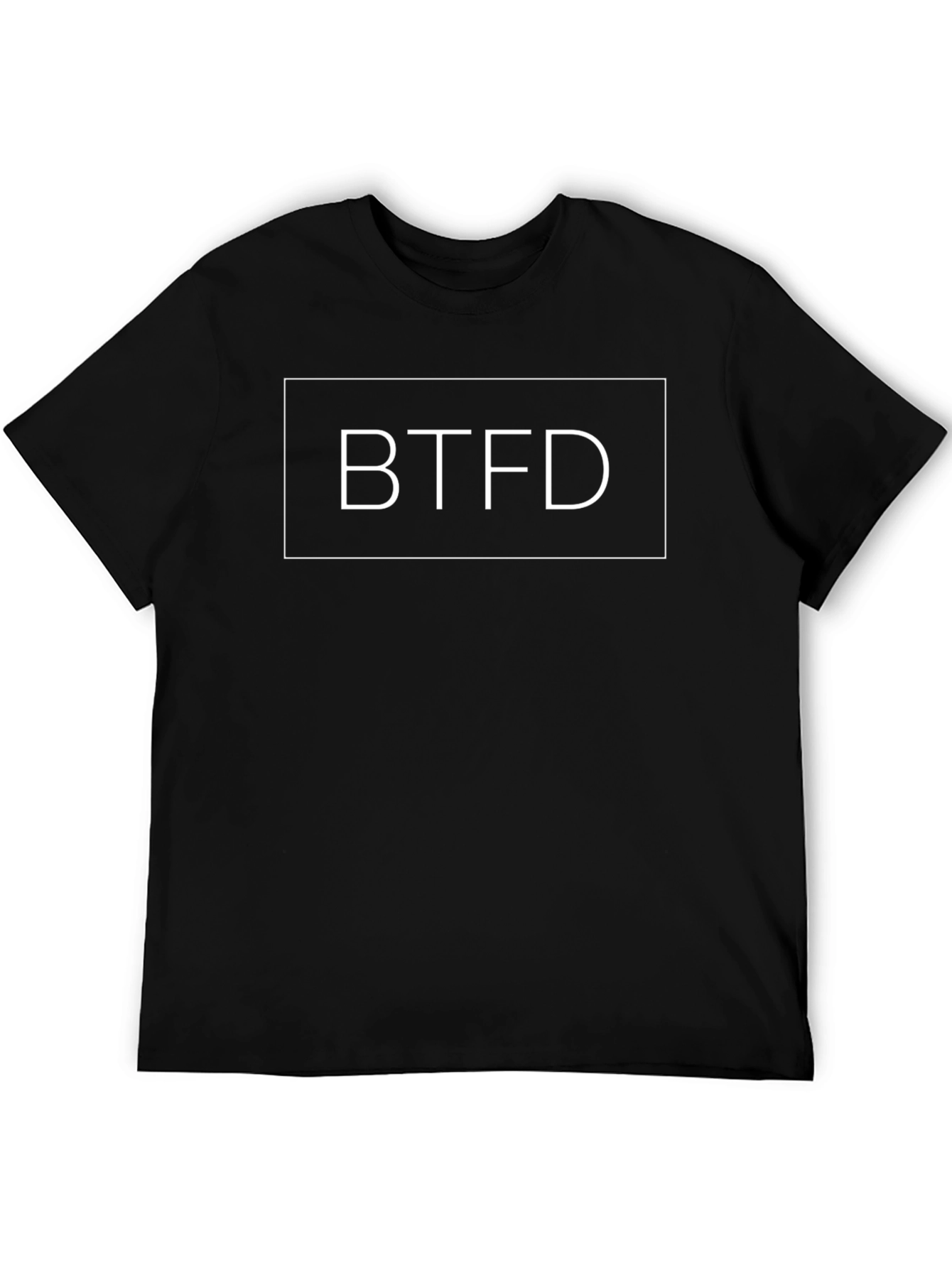 BTFD Graphic Tee - Black Cotton Blend Shirt