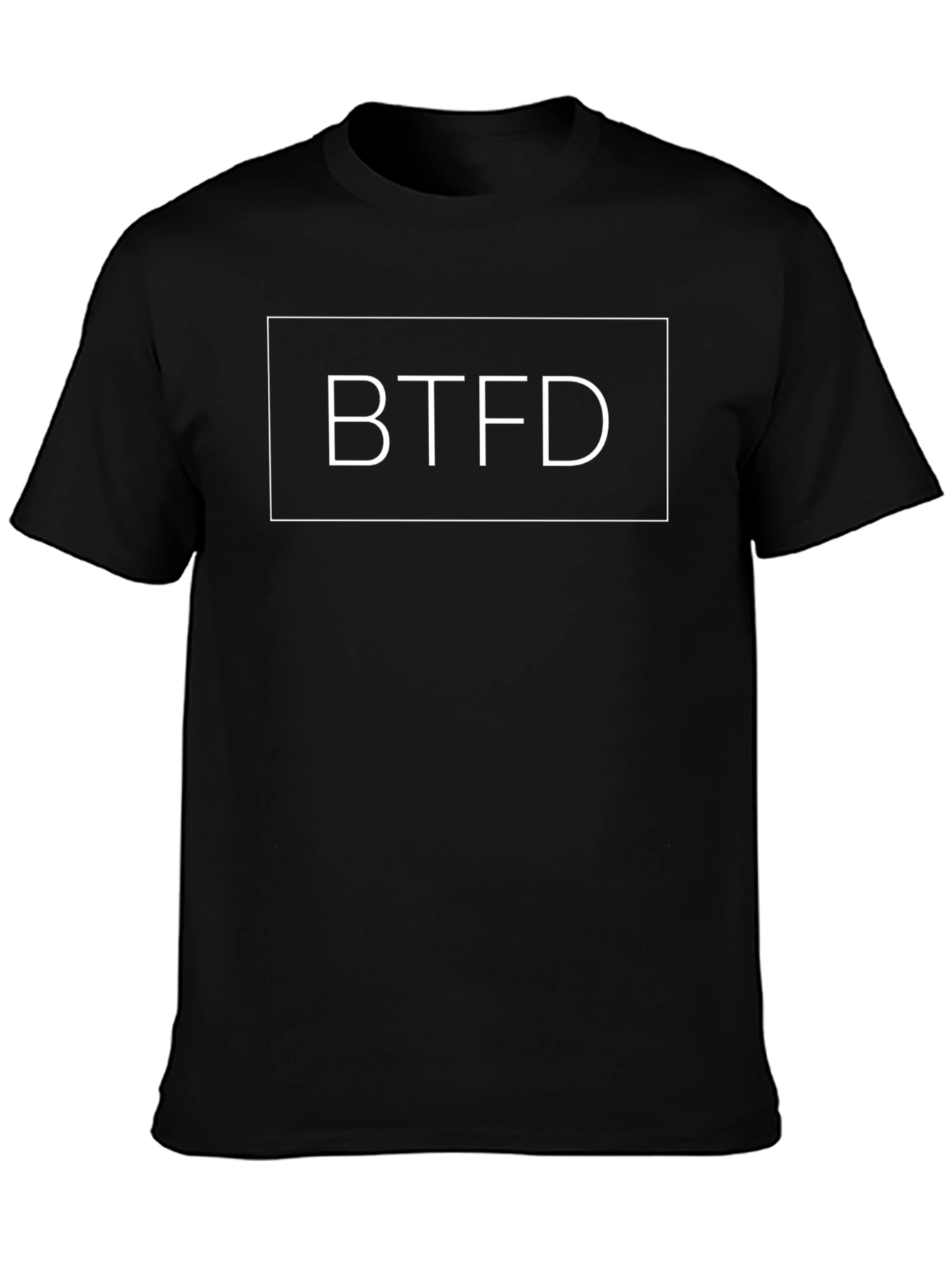 BTFD Graphic Tee - Black Cotton Blend Shirt