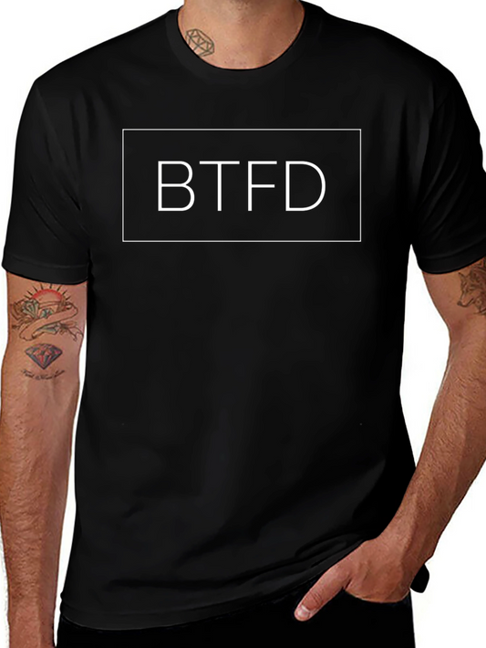 BTFD Graphic Tee - Black Cotton Blend Shirt