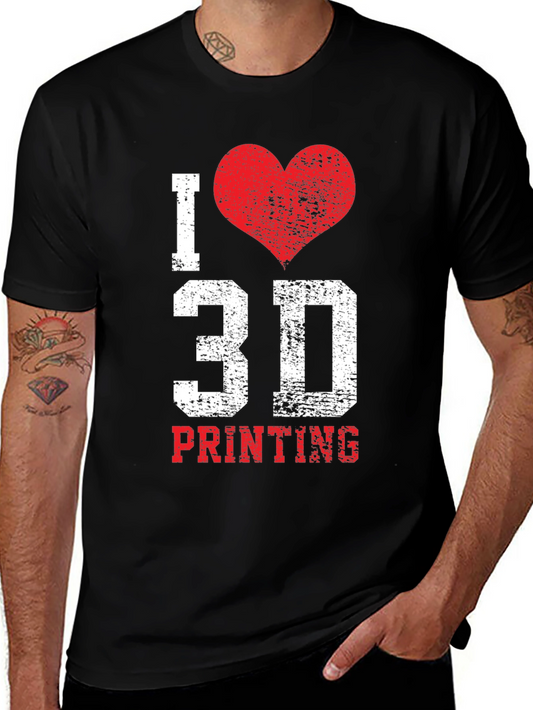 I Heart 3D Printing T-Shirt - Unique Design