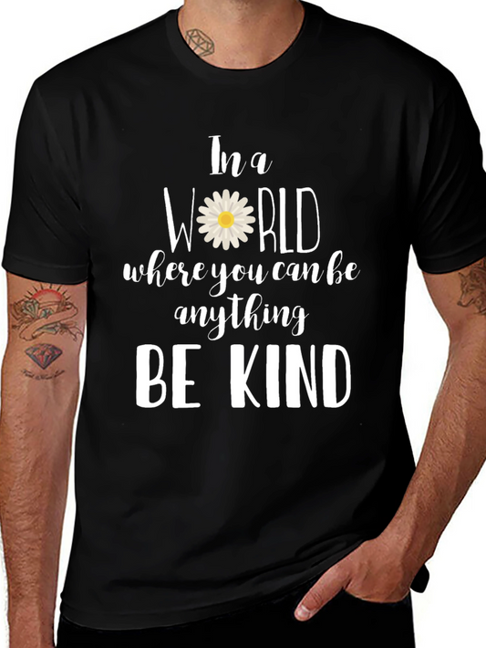 Be Kind Daisy T-Shirt - Inspirational Tee