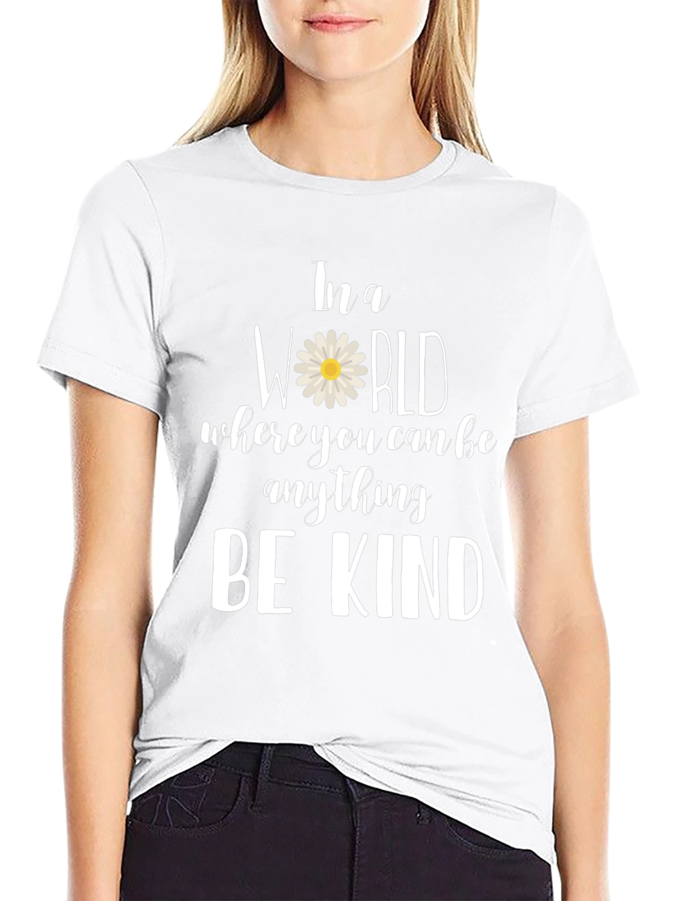 Be Kind Daisy T-Shirt - Inspirational Tee