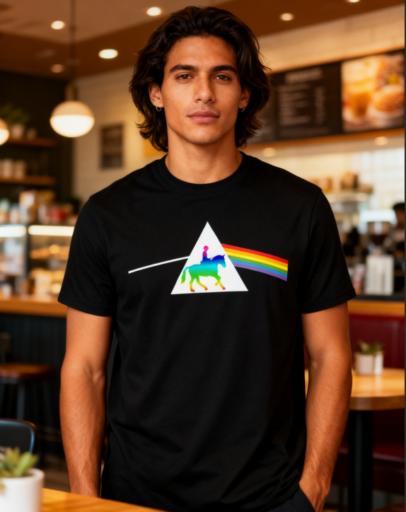 Rainbow Prism Graphic Tee