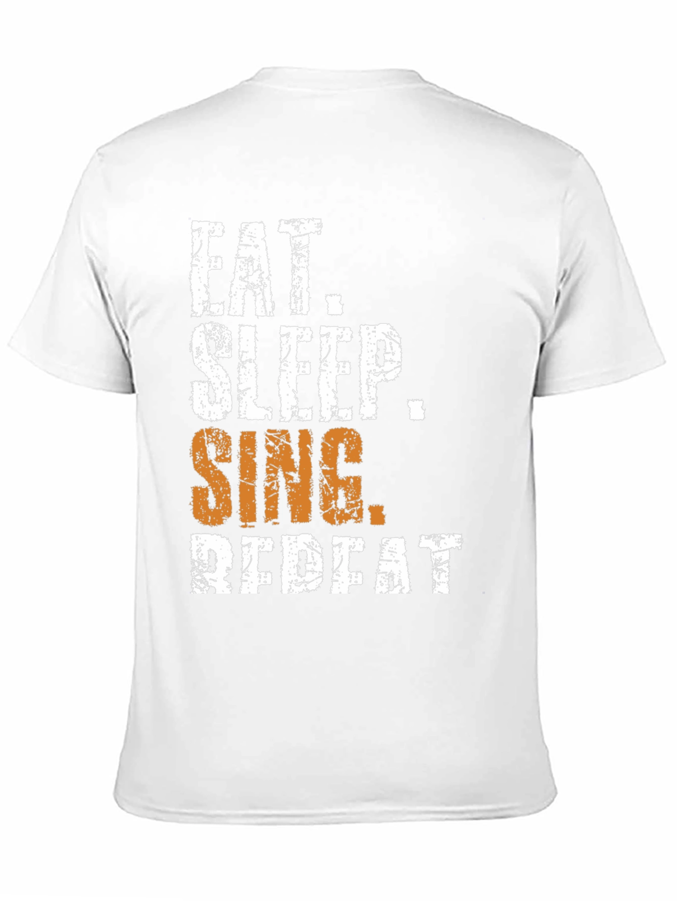 Eat Sleep Sing Repeat T-Shirt - Black Graphic Tee