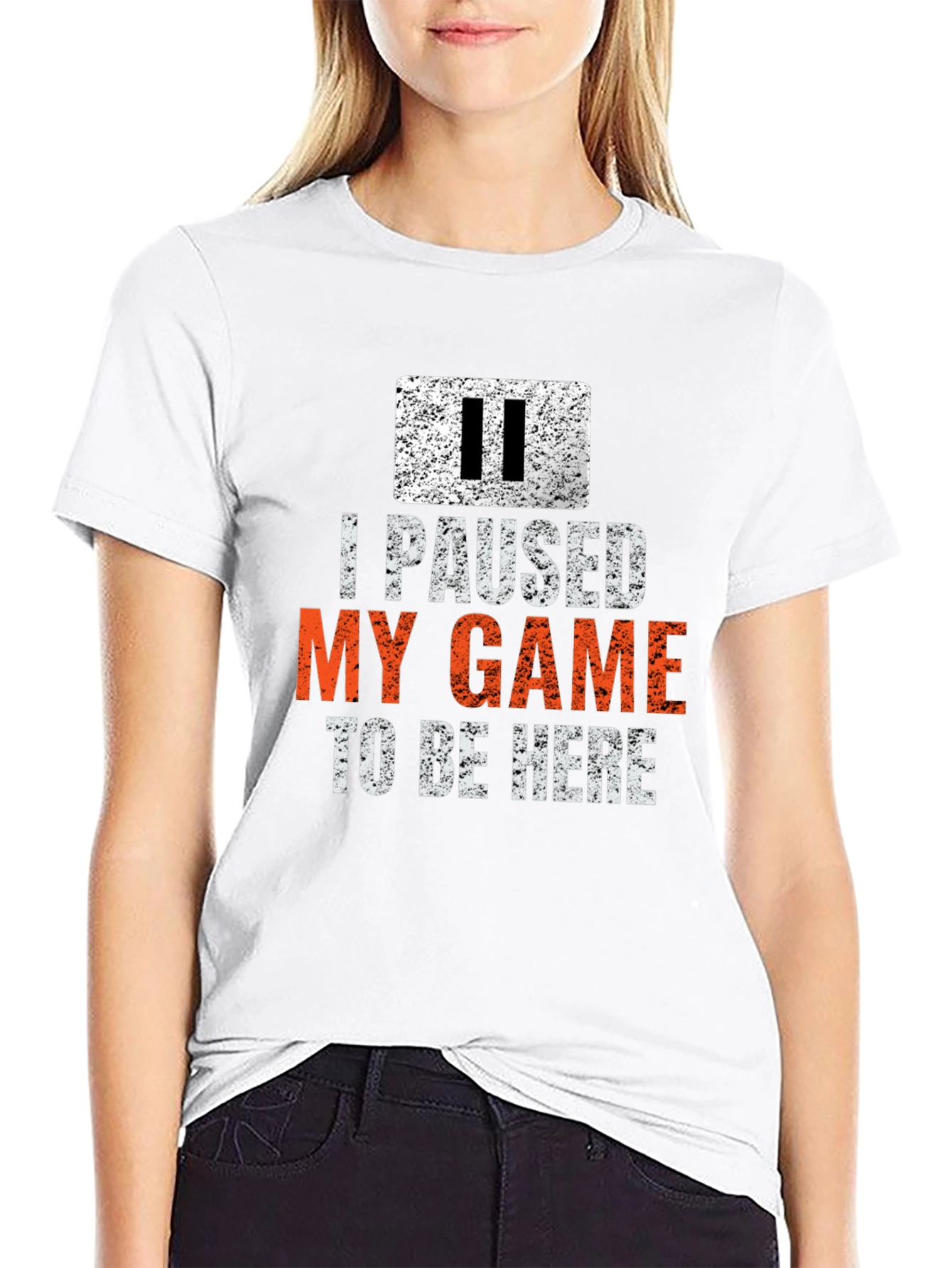 I Paused My Game T-Shirt - Gamer Novelty Tee