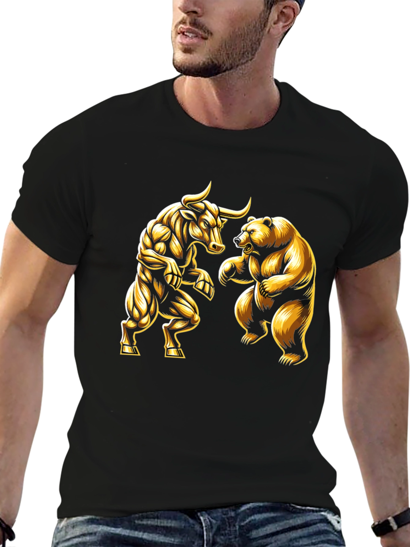 Bull vs Bear Graphic Tee - Investor Apparel