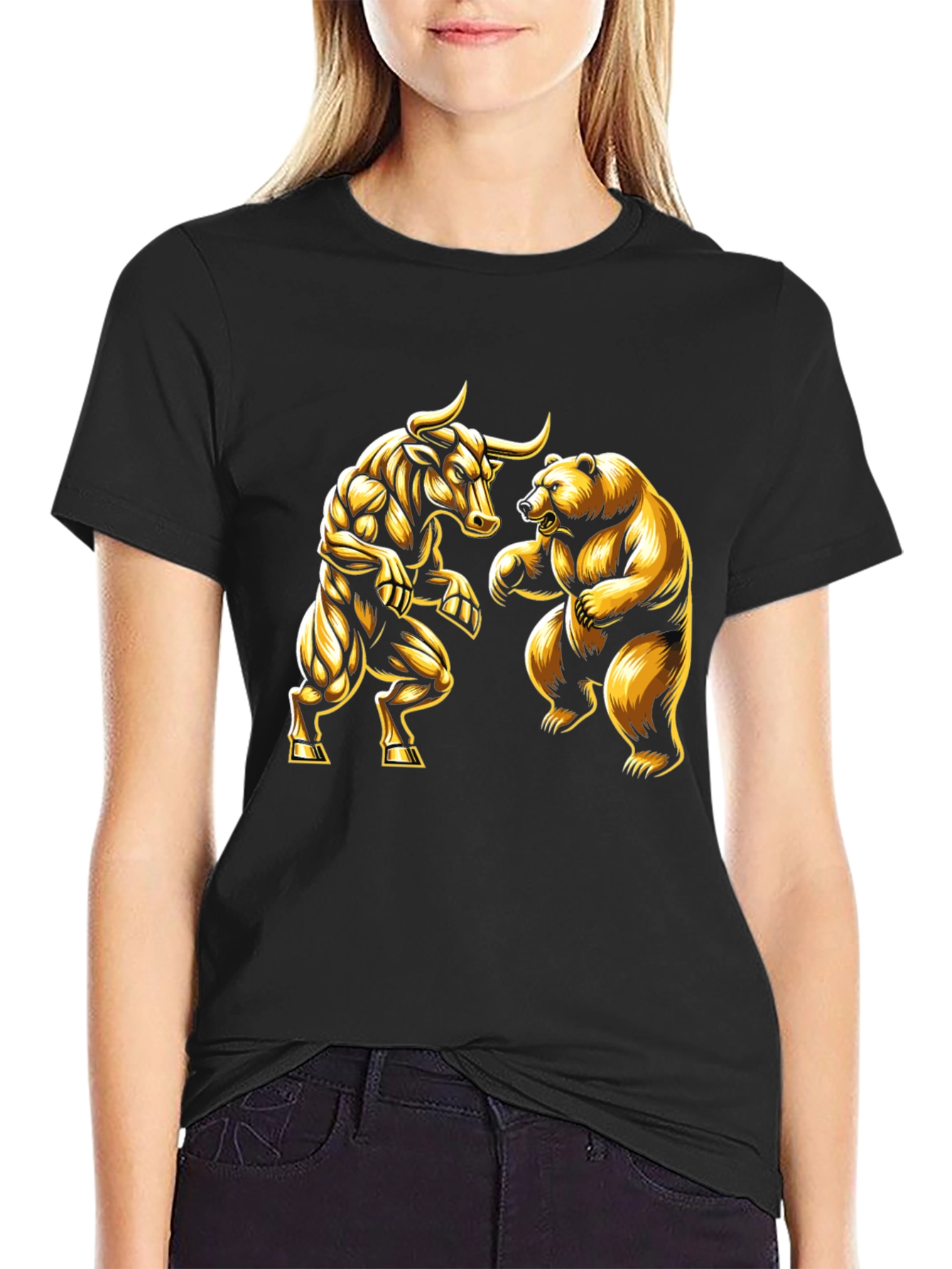 Bull vs Bear Graphic Tee - Investor Apparel