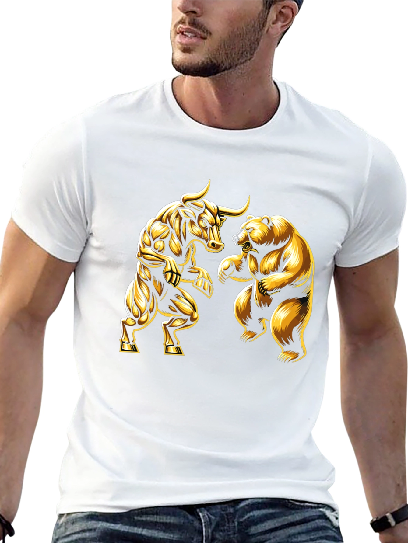 Bull vs Bear Graphic Tee - Investor Apparel
