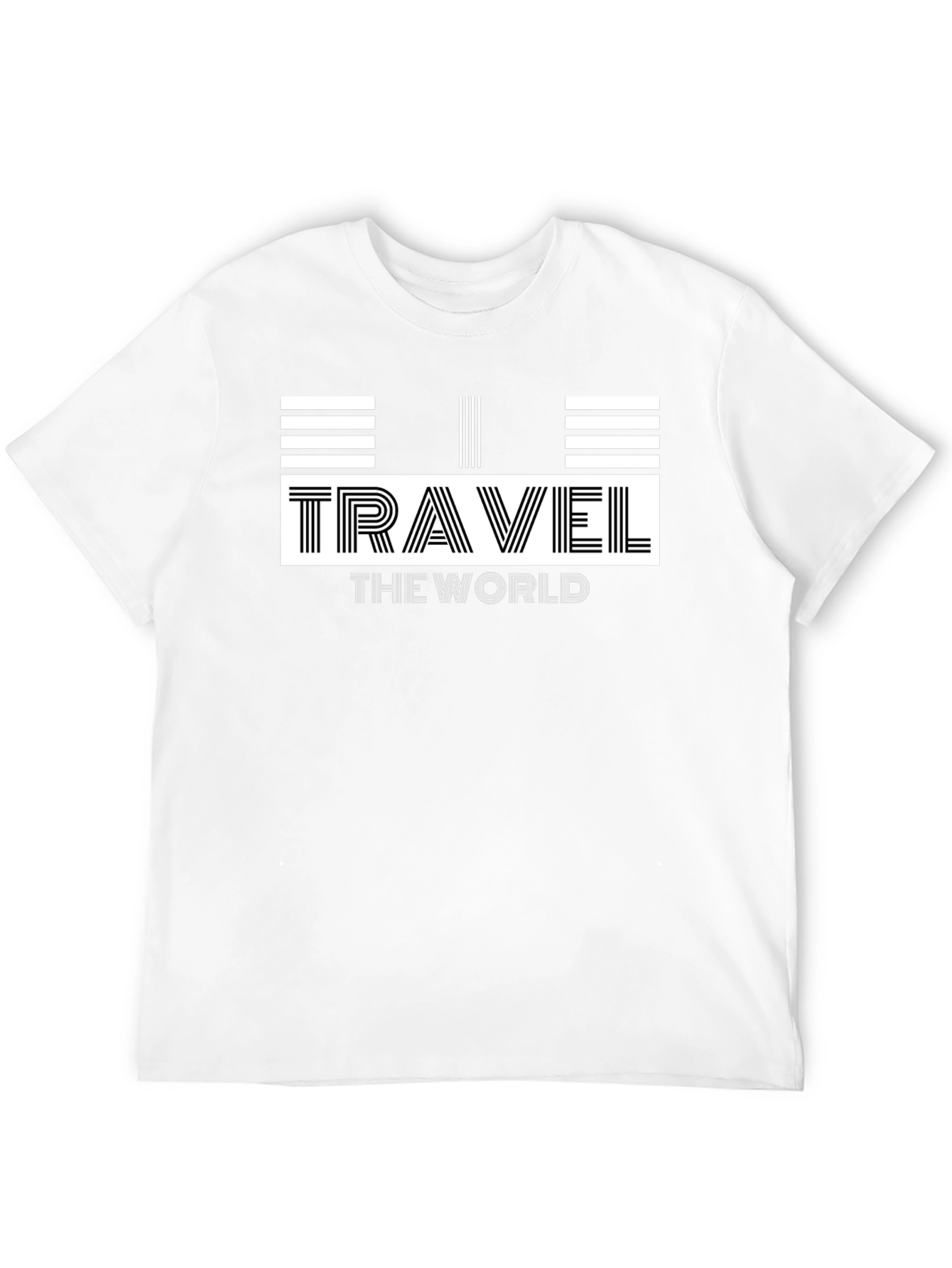 Travel the World Graphic Print T-Shirt