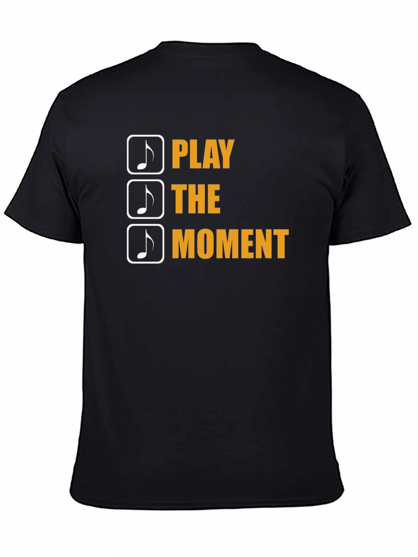 Play the Moment Black Graphic Tee