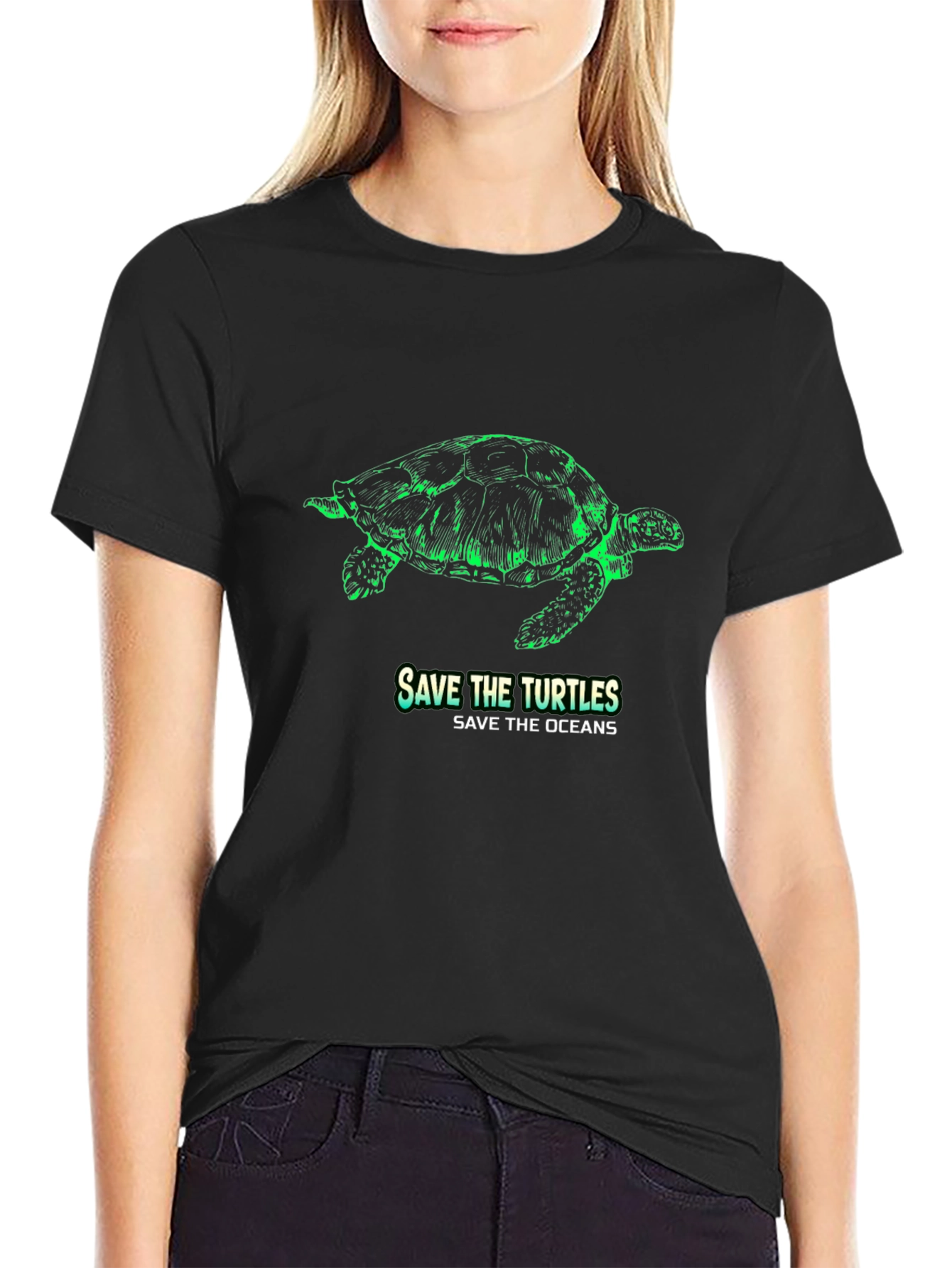 Save the Turtles Graphic Tee