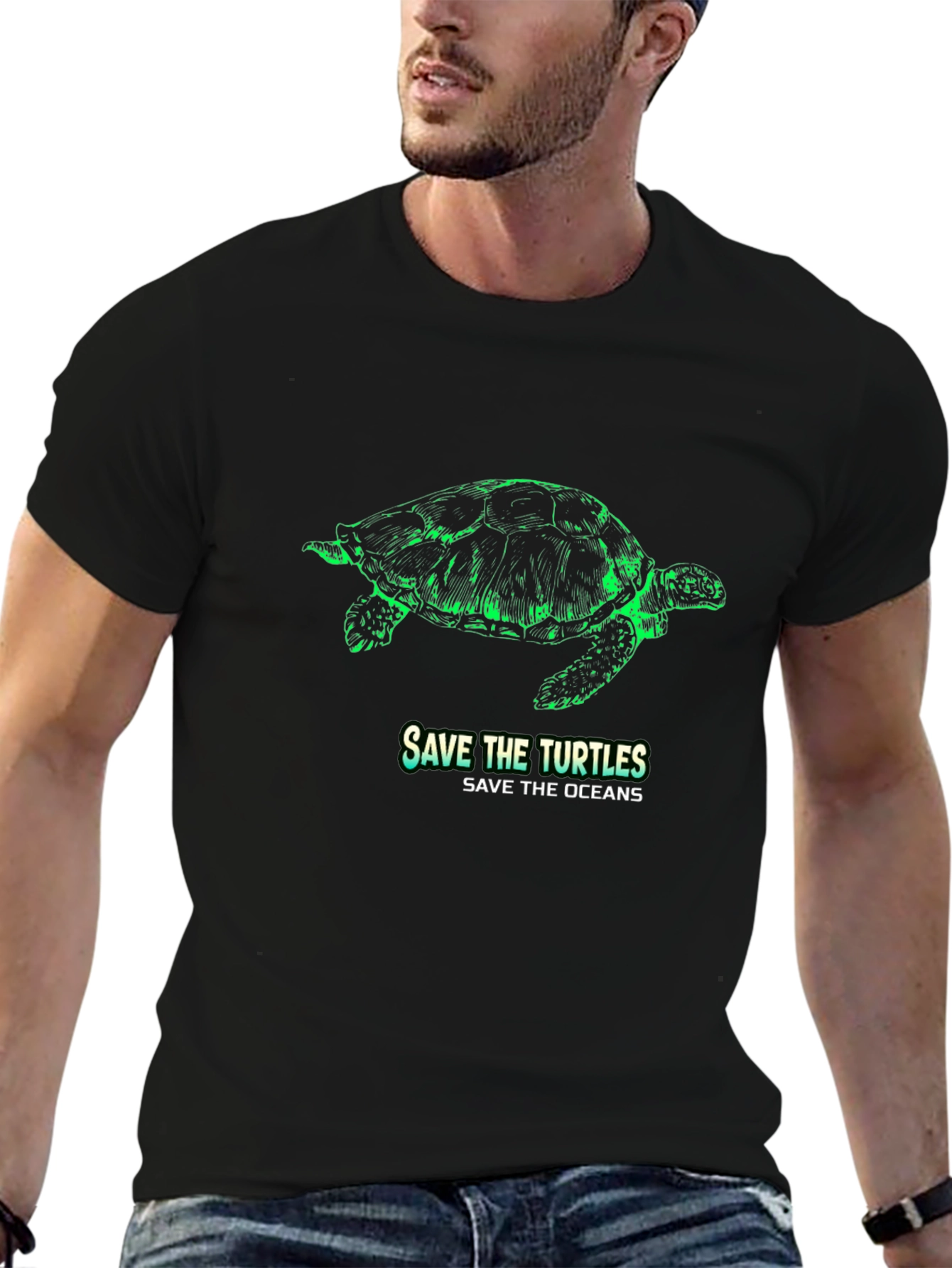 Save the Turtles Graphic Tee
