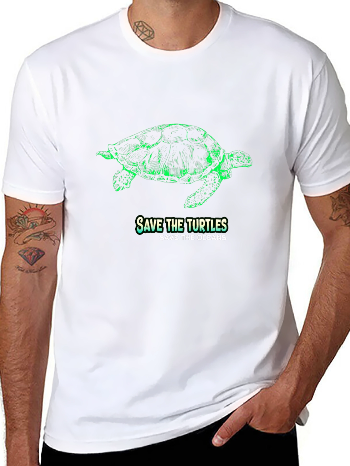 Save the Turtles Graphic Tee