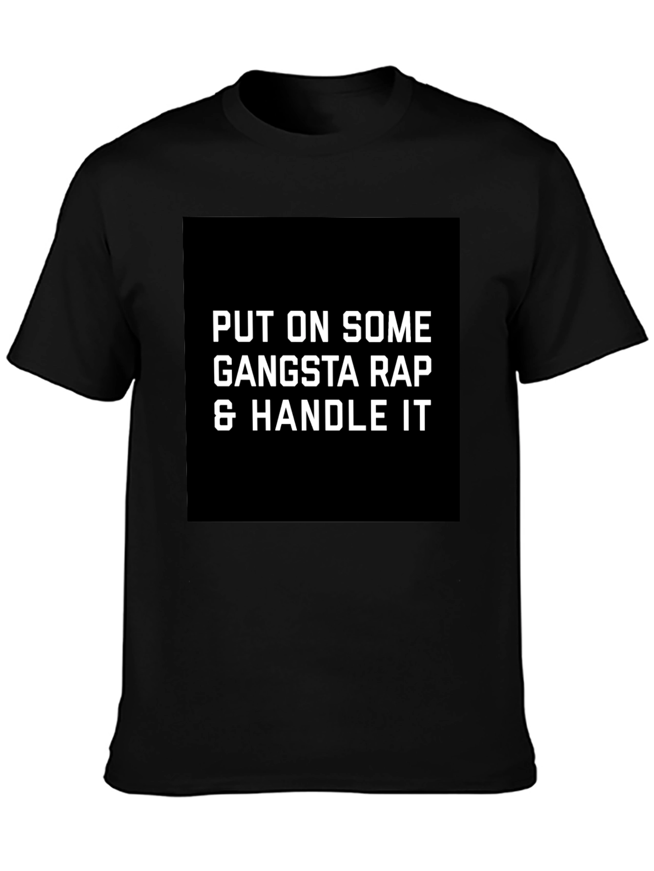 Gangsta Rap Graphic T-Shirt
