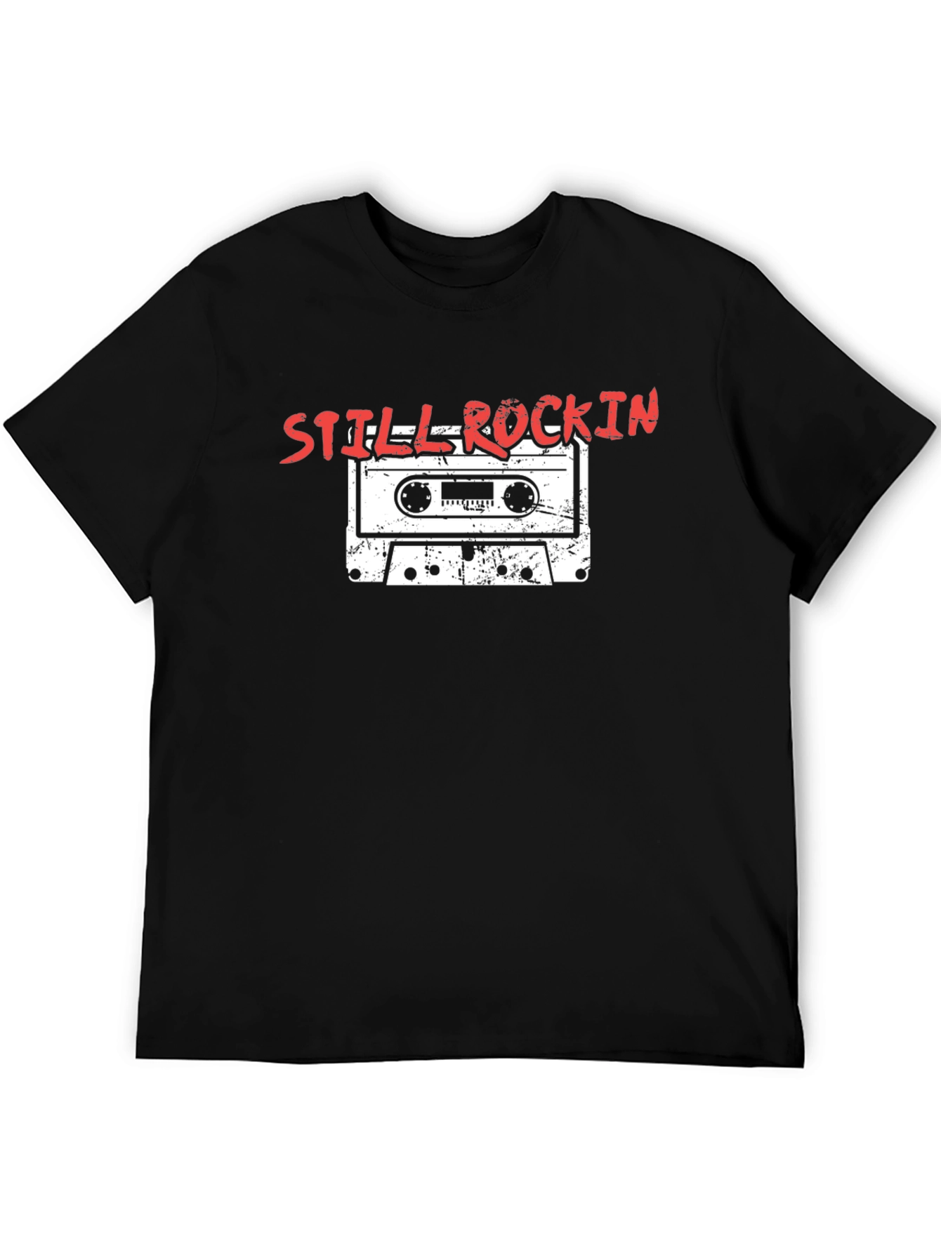 Still Rockin Cassette Tape Graphic Tee