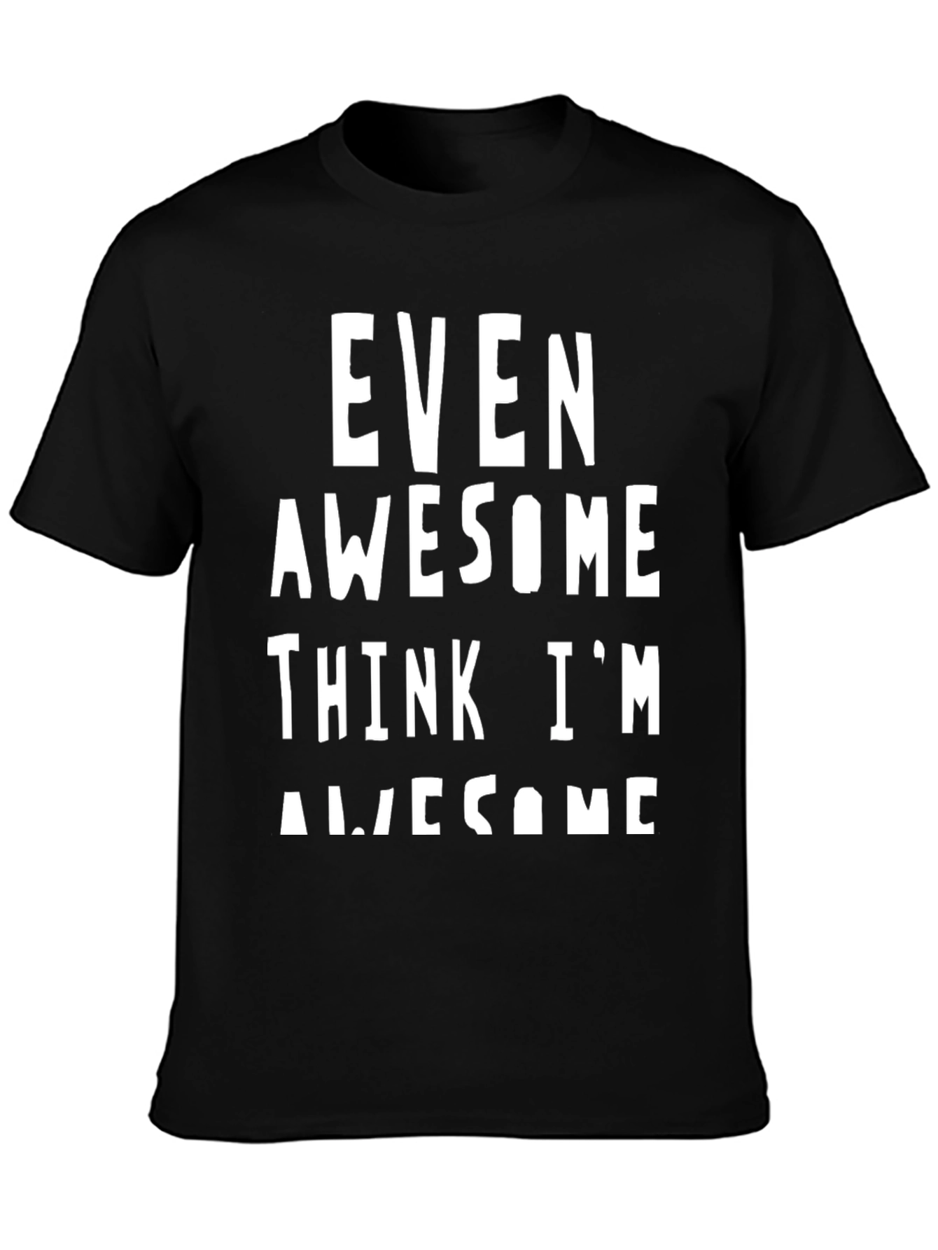 Awesome Statement T-Shirt - Black