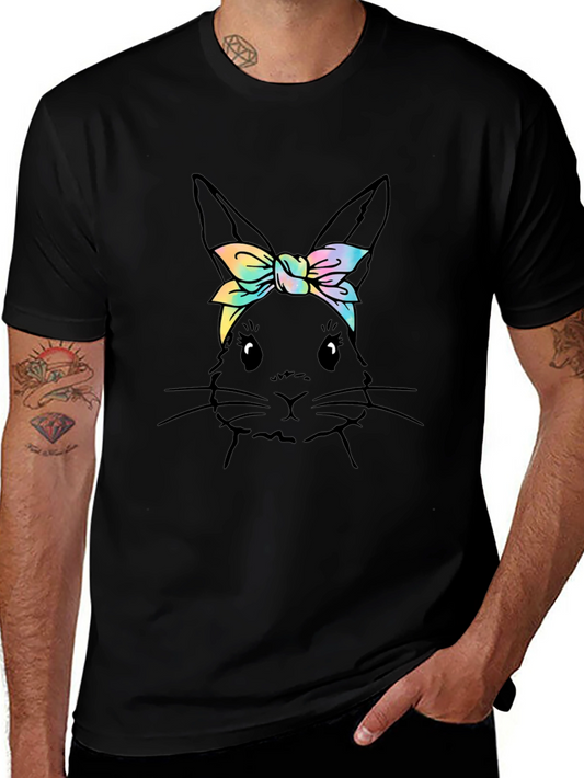 Bunny Tie Dye Headband Graphic Tee