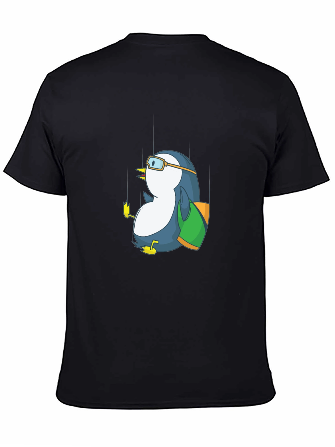 Penguin Adventurer Black T-Shirt