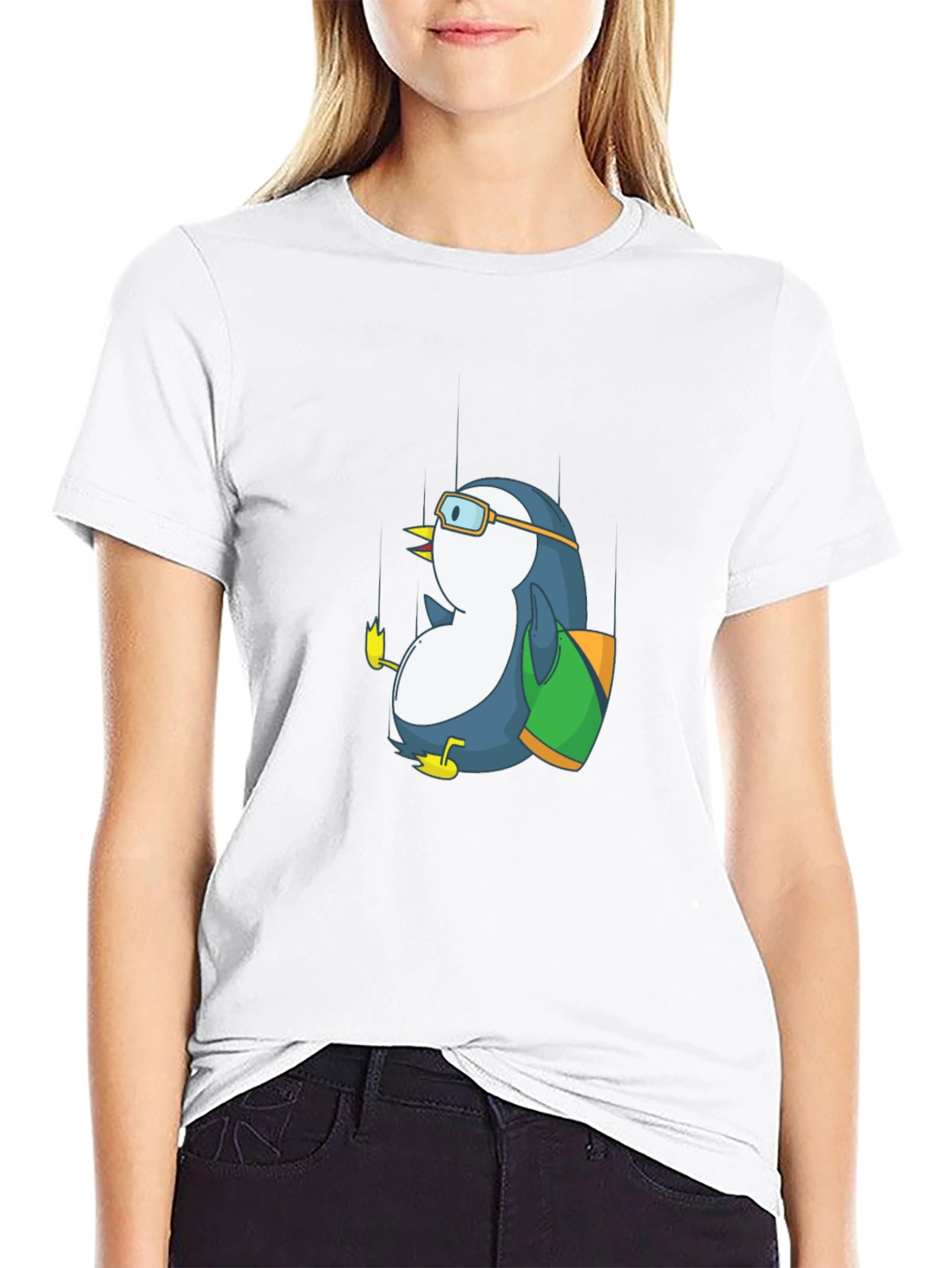 Penguin Adventurer Black T-Shirt