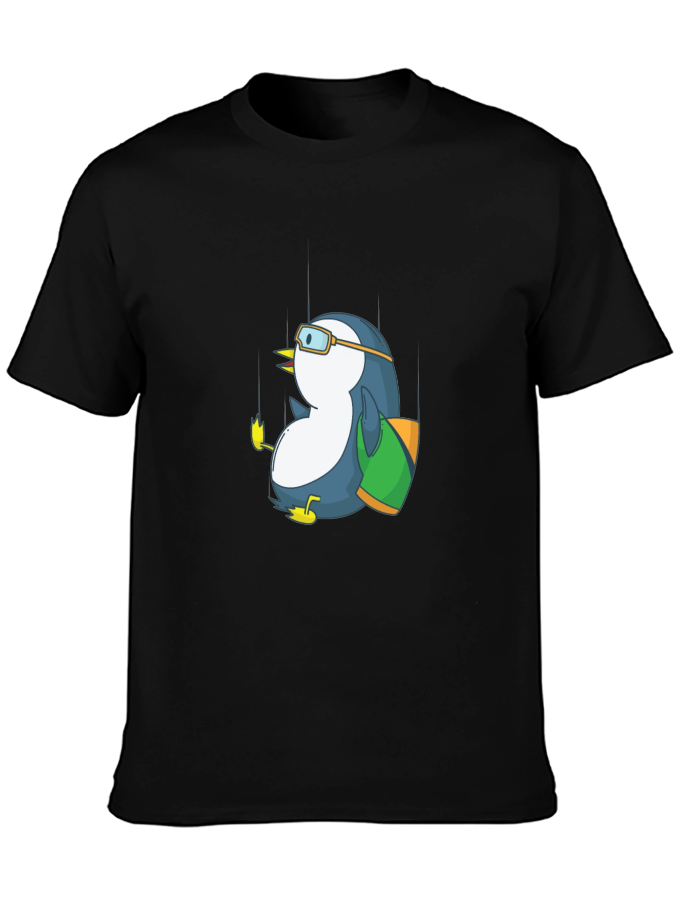 Penguin Adventurer Black T-Shirt