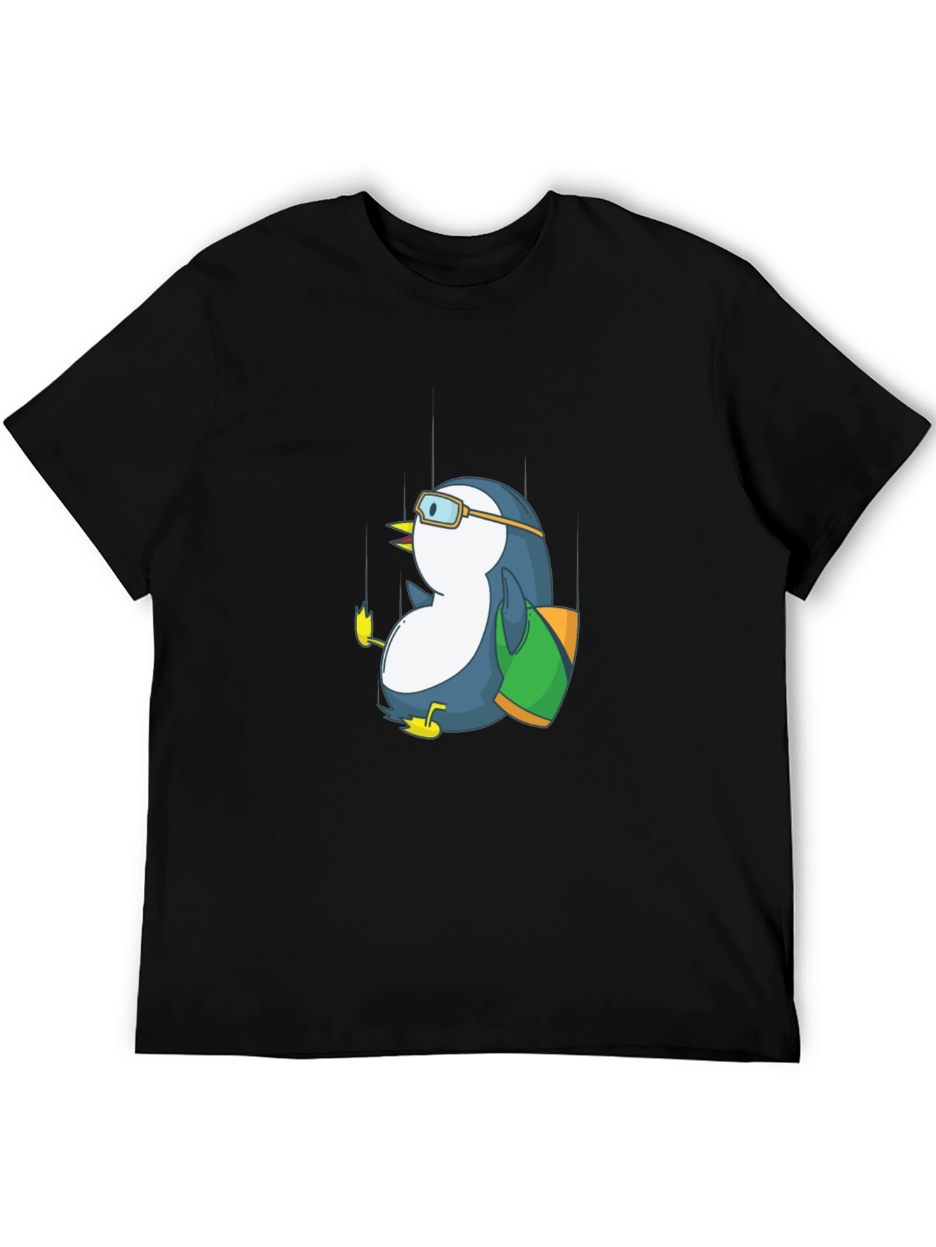 Penguin Adventurer Black T-Shirt