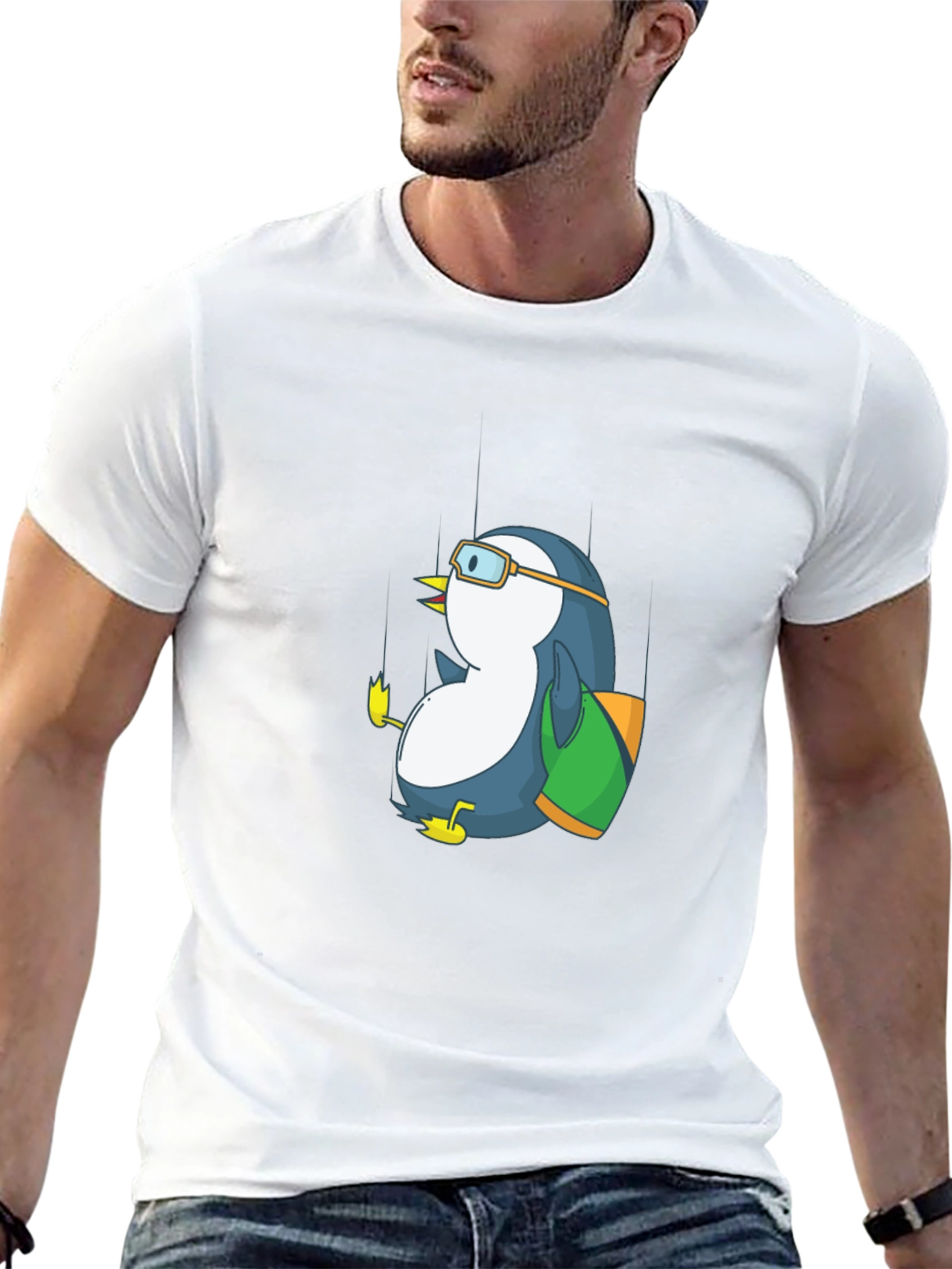 Penguin Adventurer Black T-Shirt