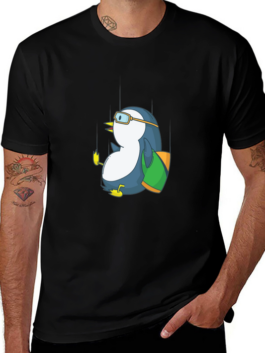 Penguin Adventurer Black T-Shirt