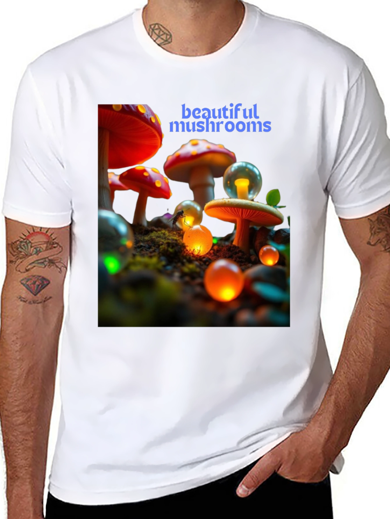 Beautiful Mushrooms Graphic Tee