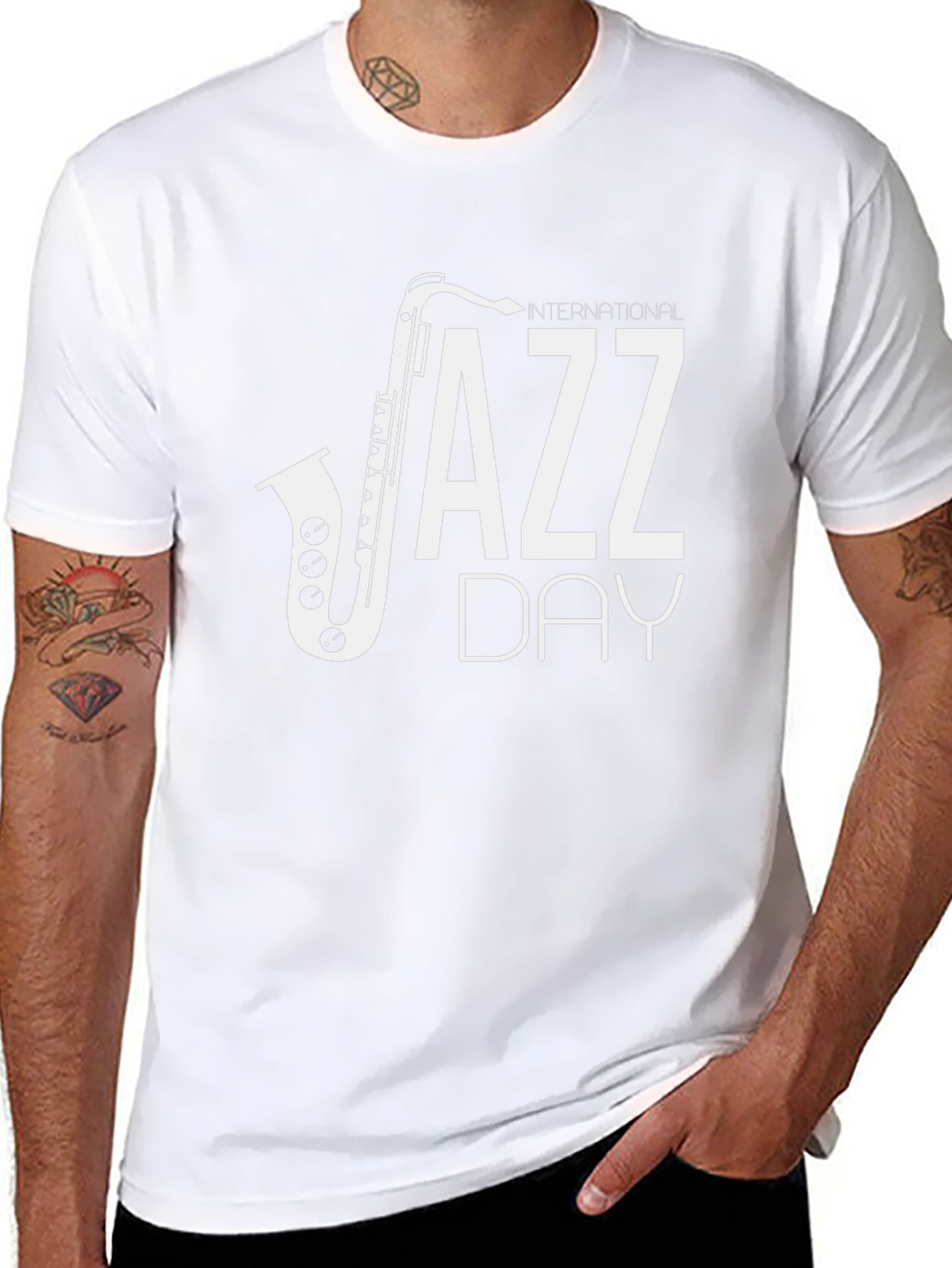 International Jazz Day Black T-Shirt