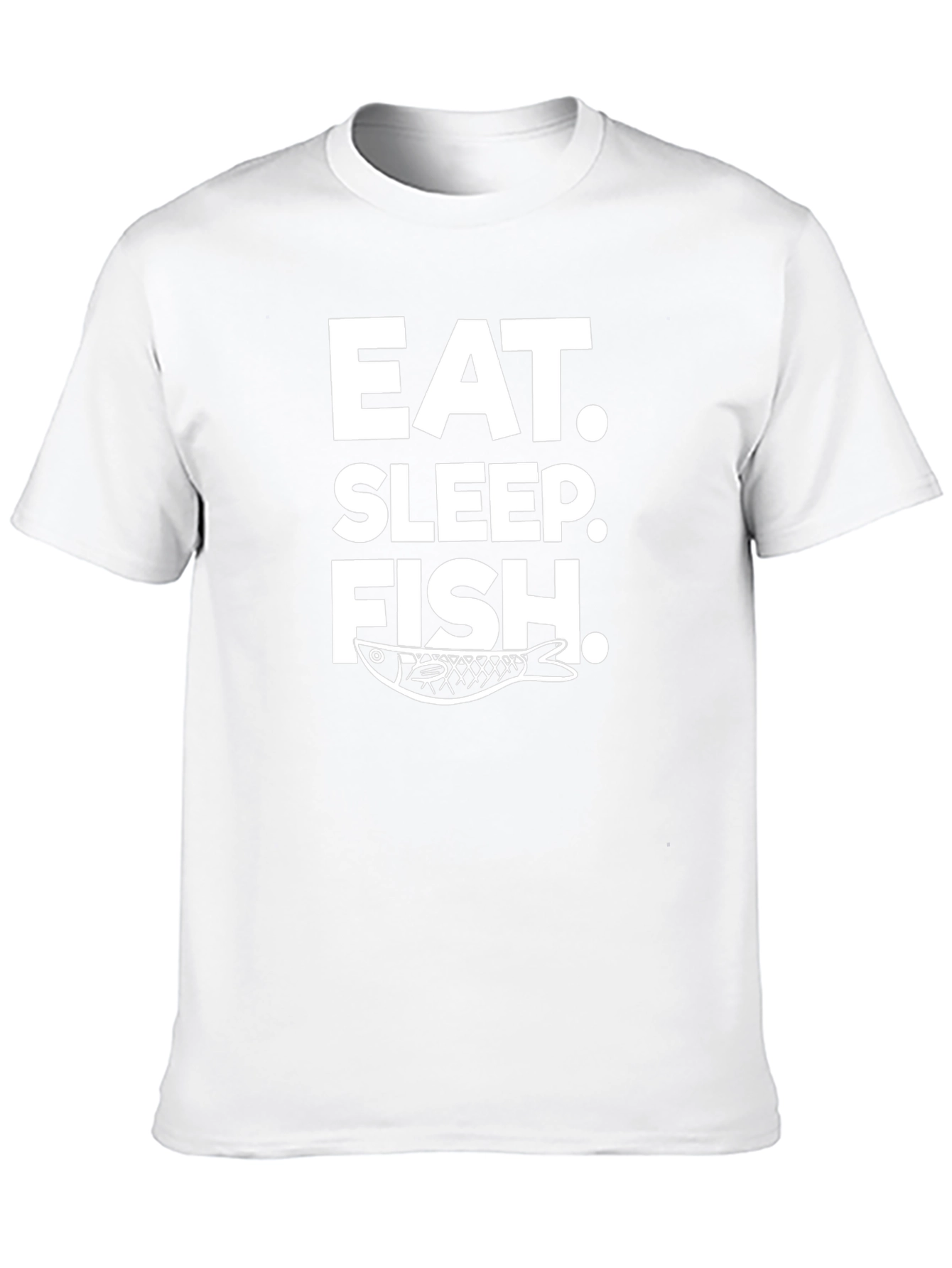 Eat Sleep Fish T-Shirt - Funny Fishing Tee