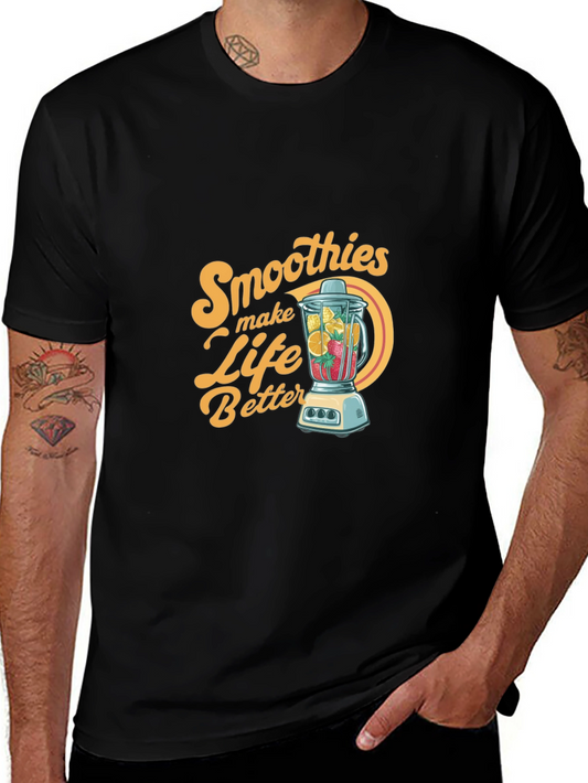 Smoothies Make Life Better Graphic T-Shirt