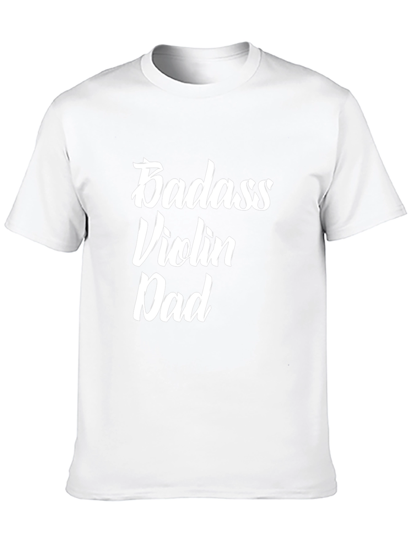 Badass Violin Dad Graphic T-Shirt