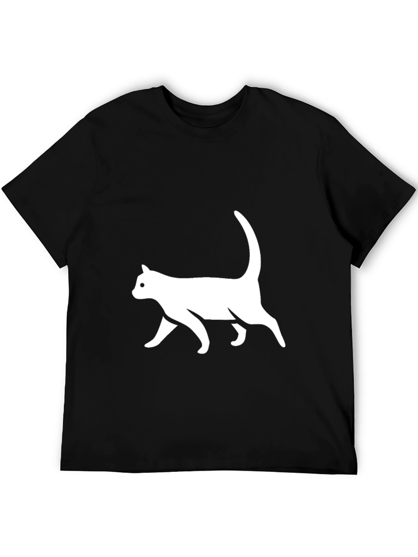 Cool Cat Graphic Tee - Black T-Shirt