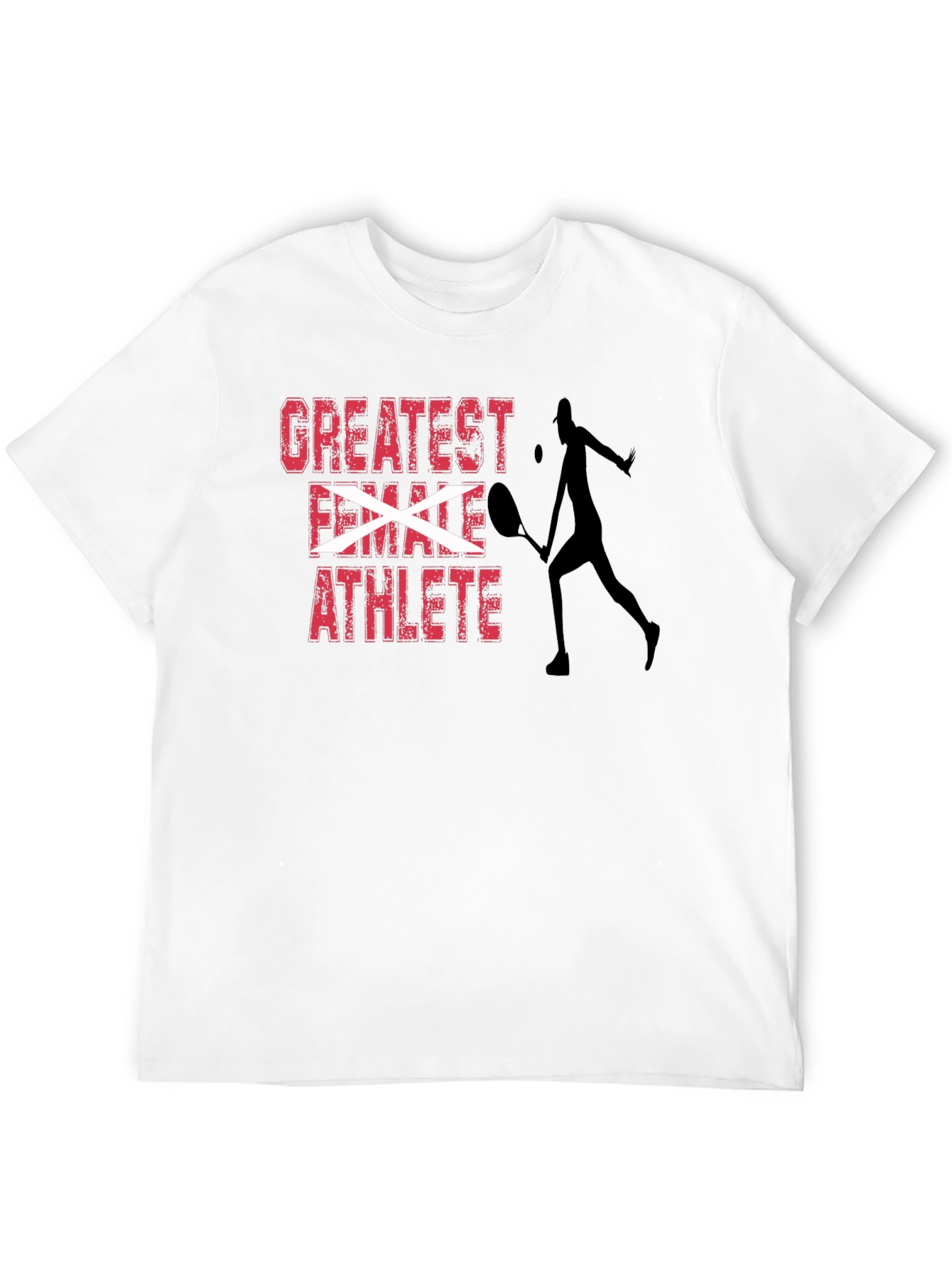 Greatest Female Athlete Tennis Player Graphic T-Shirt