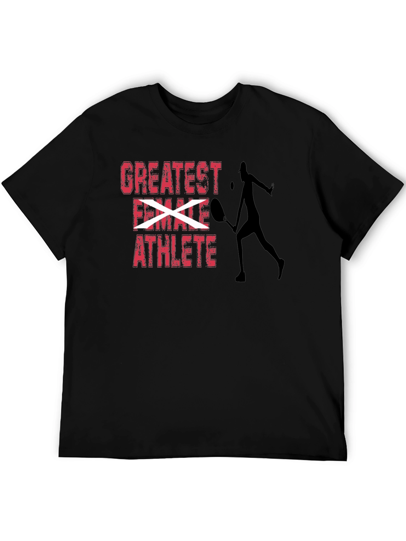 Greatest Female Athlete Tennis Player Graphic T-Shirt