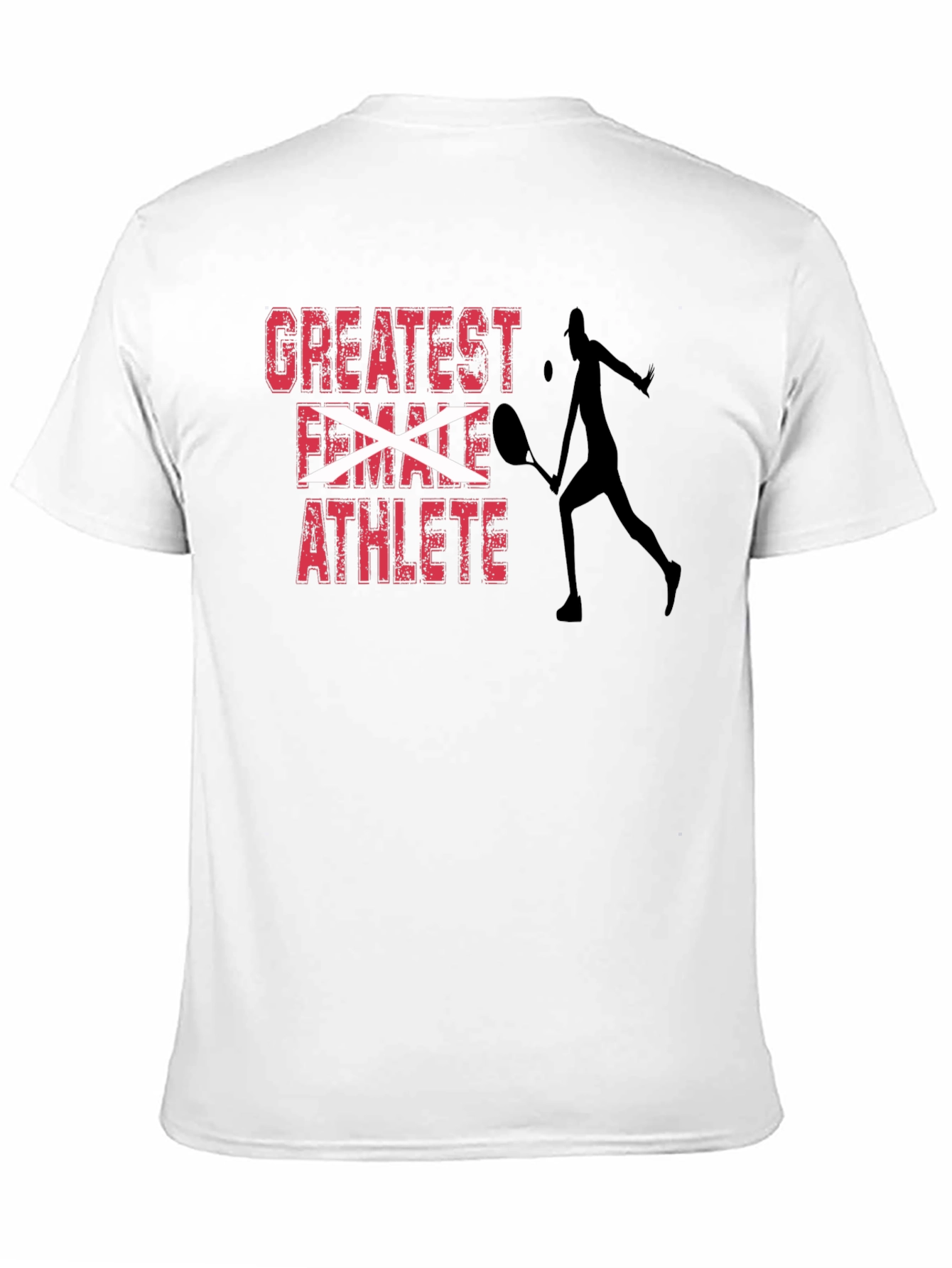 Greatest Female Athlete Tennis Player Graphic T-Shirt