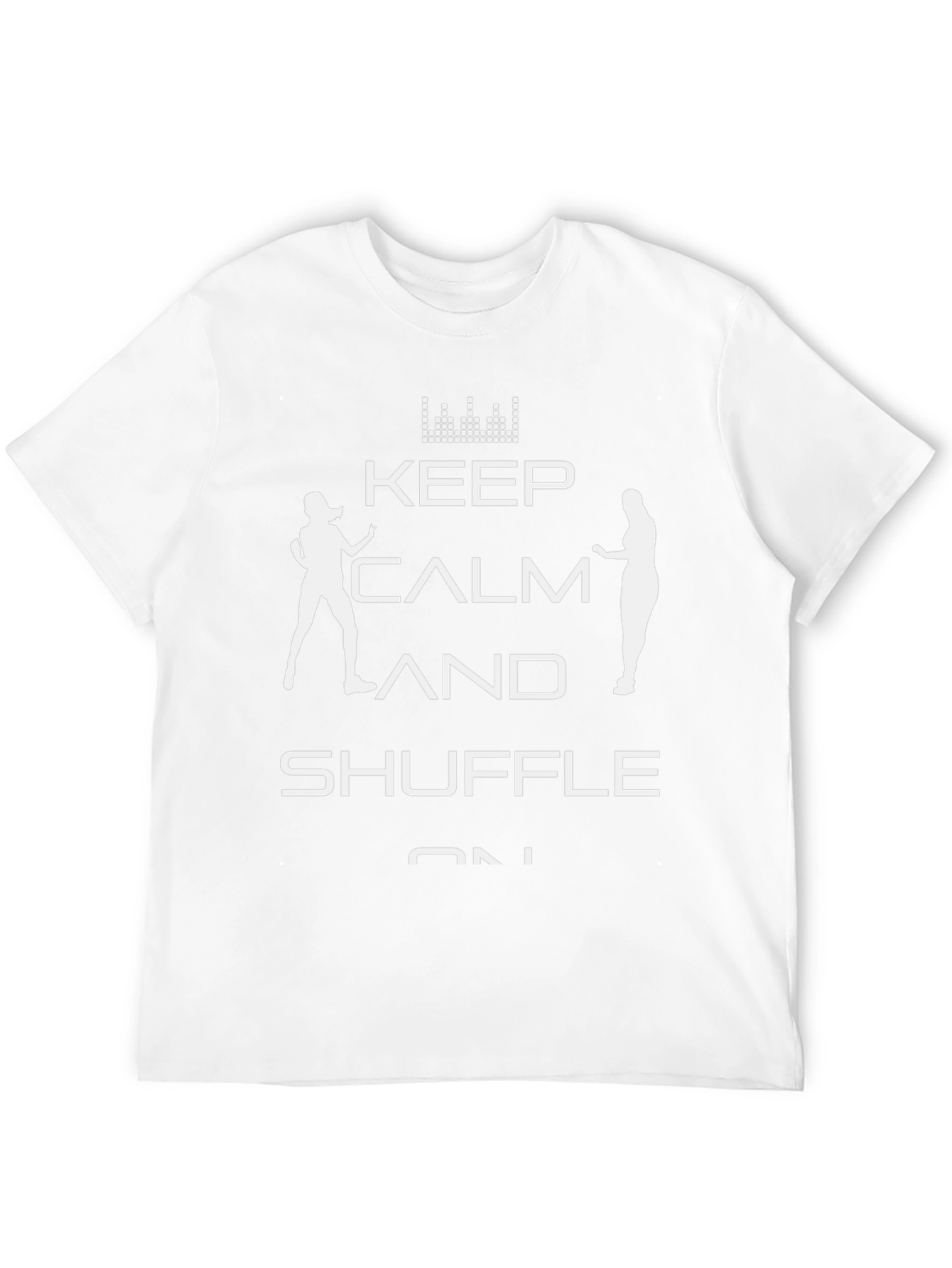 Keep Calm and Shuffle On Graphic T-Shirt