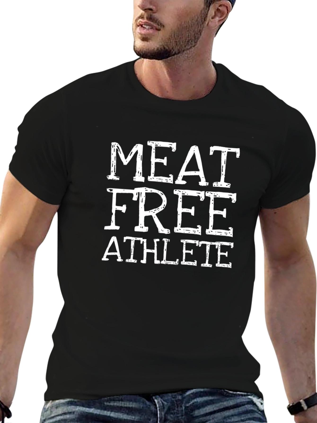 Meat Free Athlete T-Shirt - Vegan Fitness Apparel