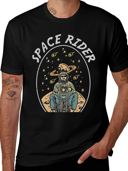 Space Rider Graphic T-Shirt