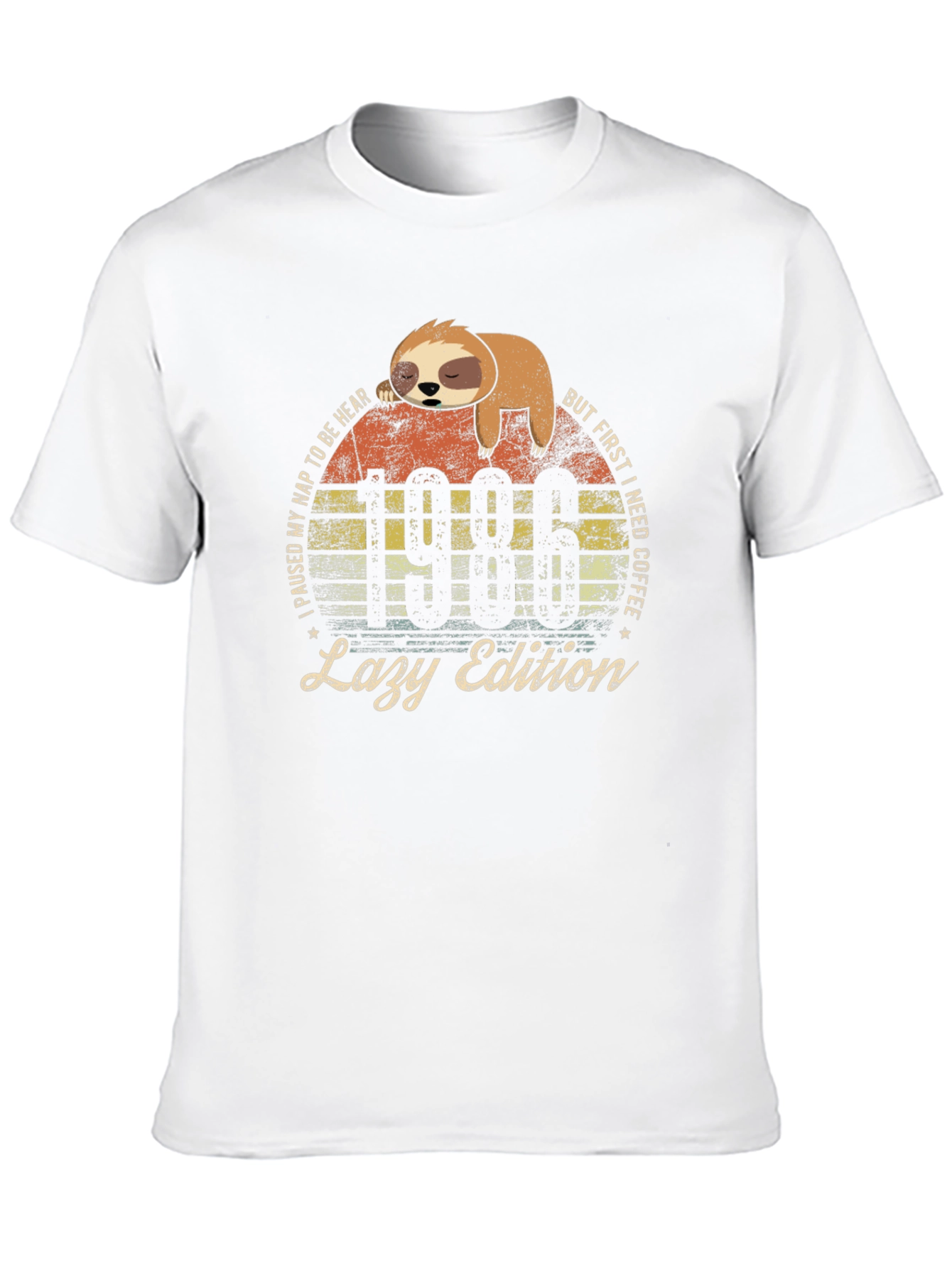 1986 Lazy Edition Sloth T-Shirt